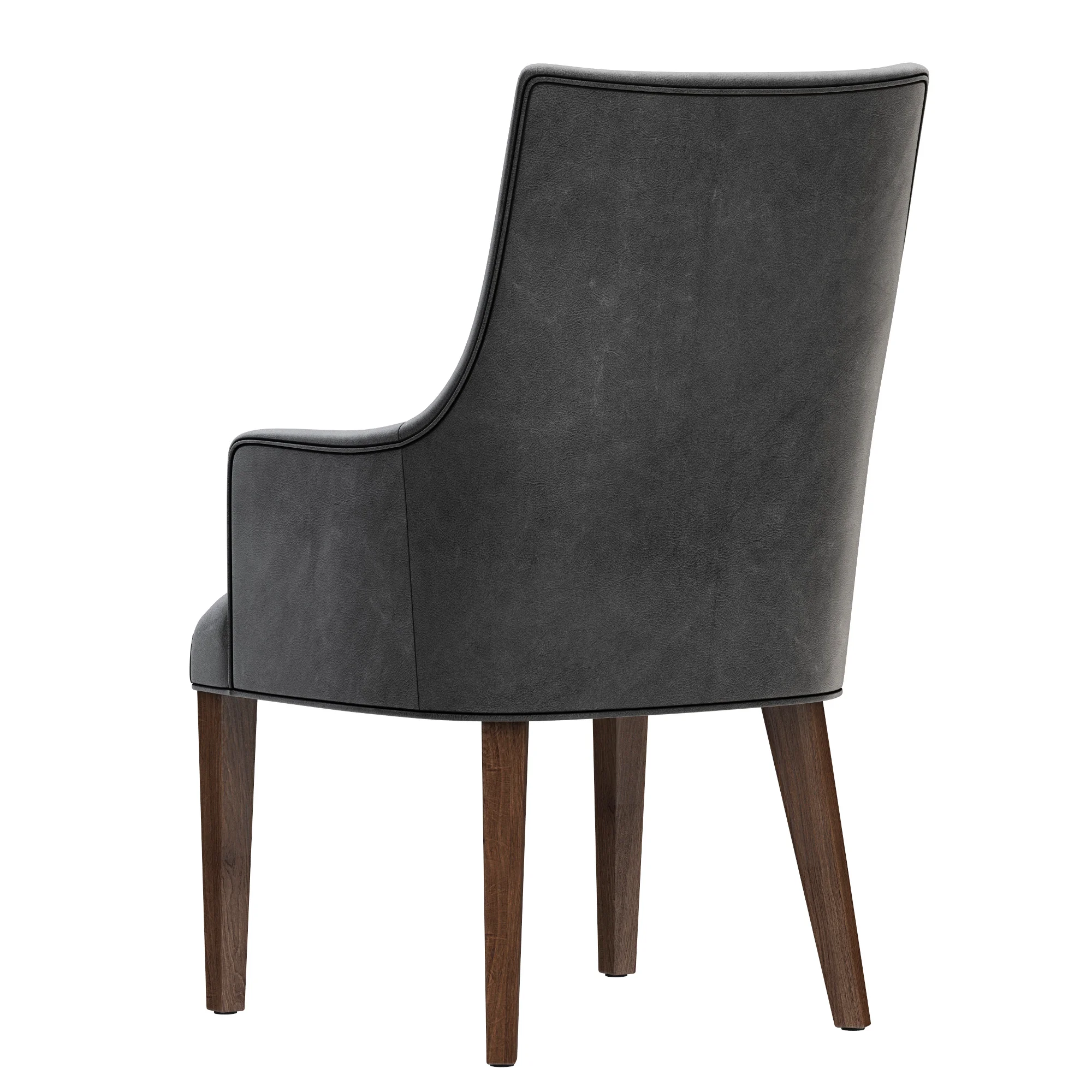 Restoration Hardware Ella Leather Armchair — 3D model preview 7