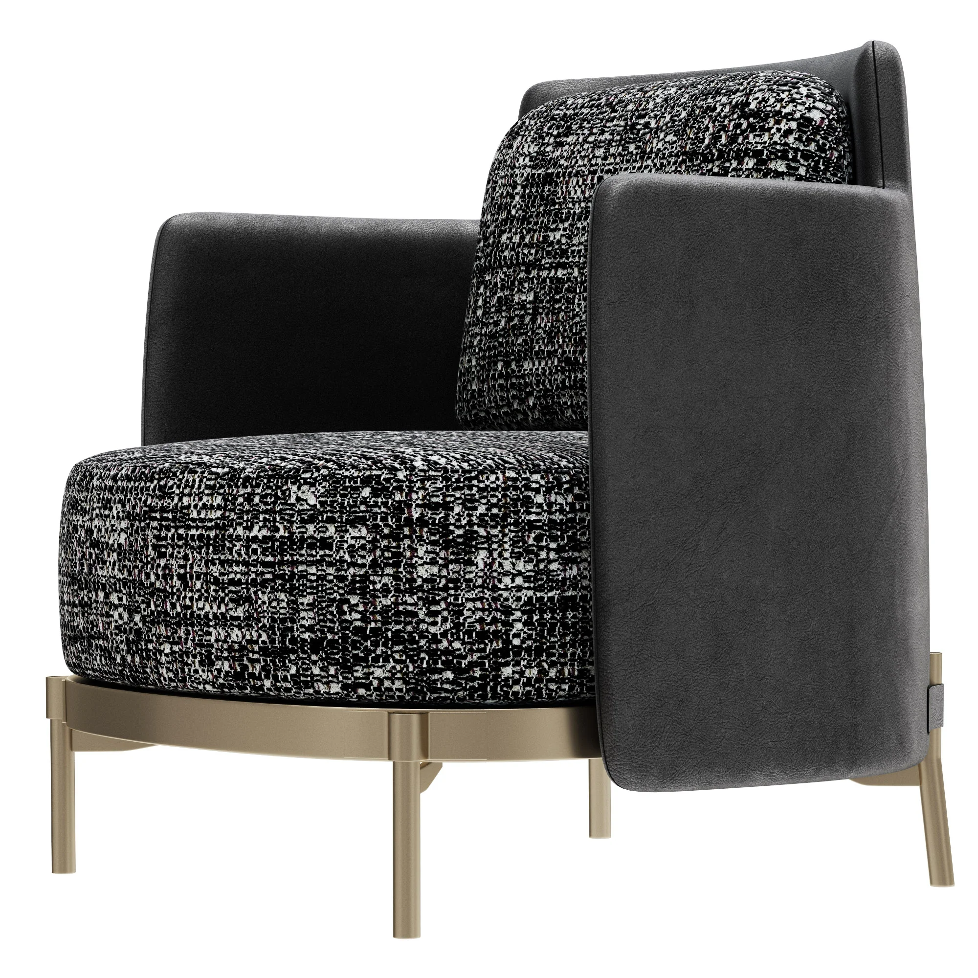 Minotti Tape Armchair — 3D model preview 2