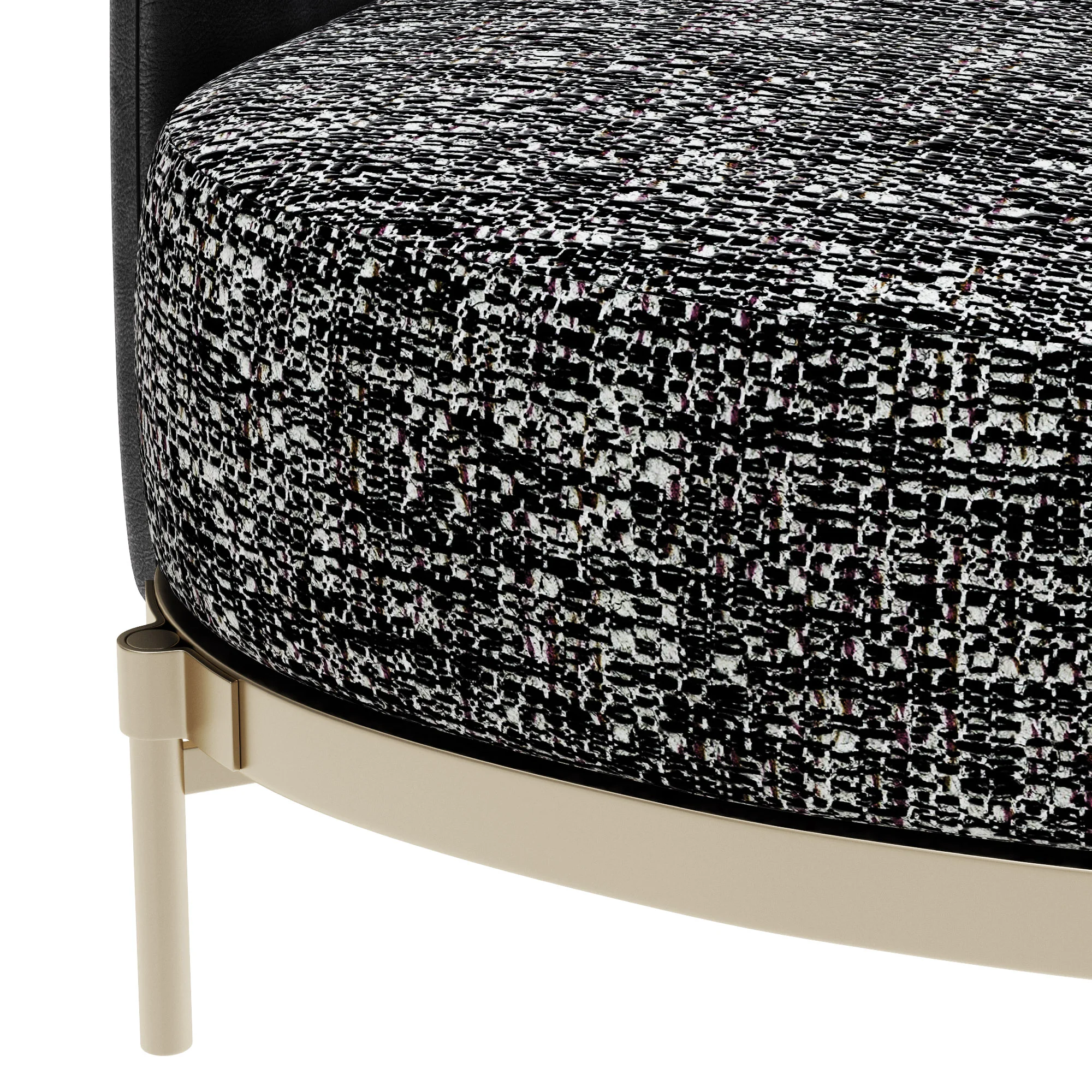 Minotti Tape Armchair — 3D model preview 5