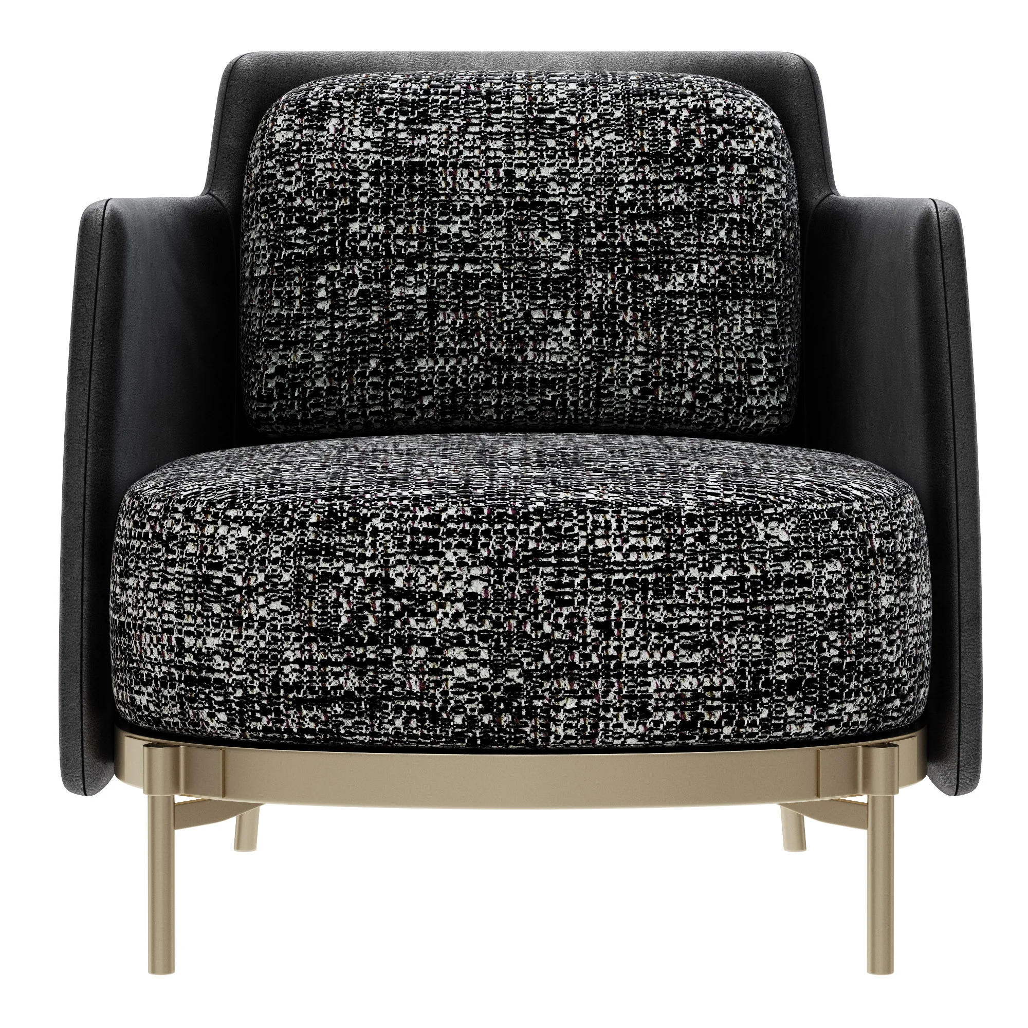 Minotti Tape Armchair — 3D model preview 6