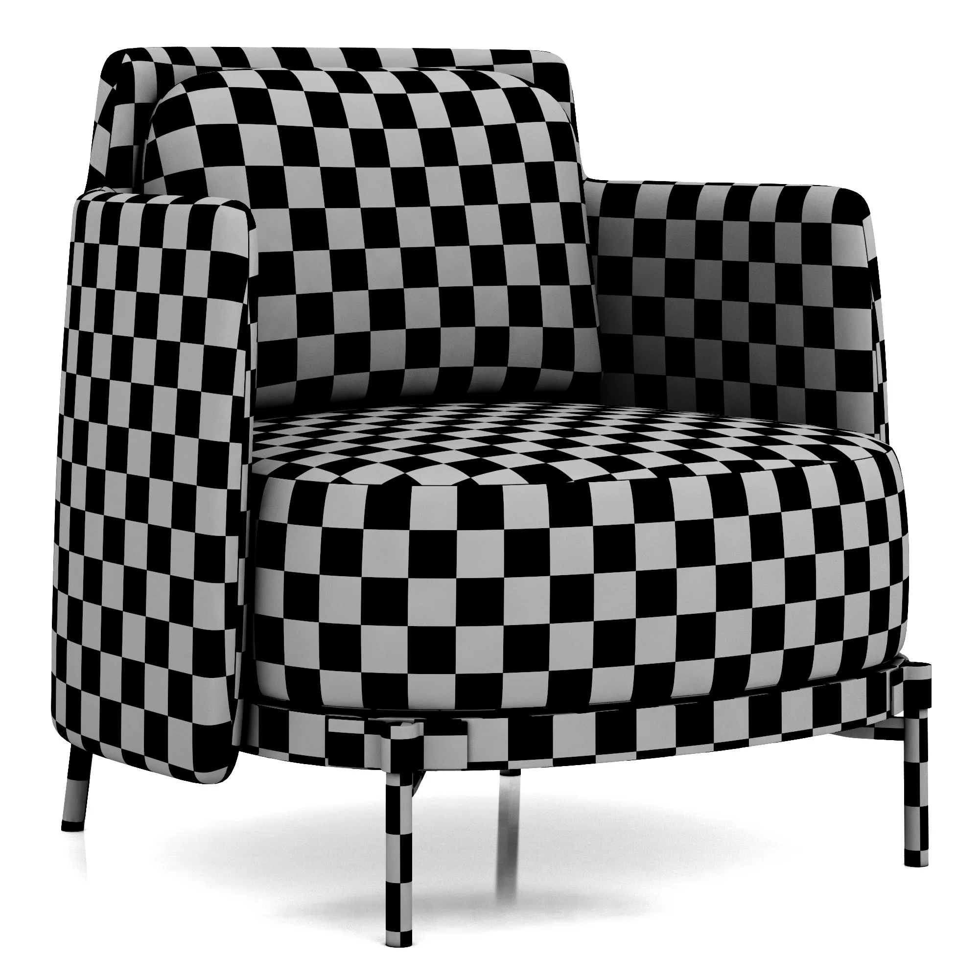Minotti Tape Armchair — 3D model preview 9