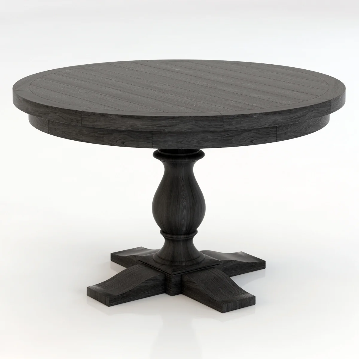 Restoration Hardware Monastery Round Dining Table — 3D model preview 4