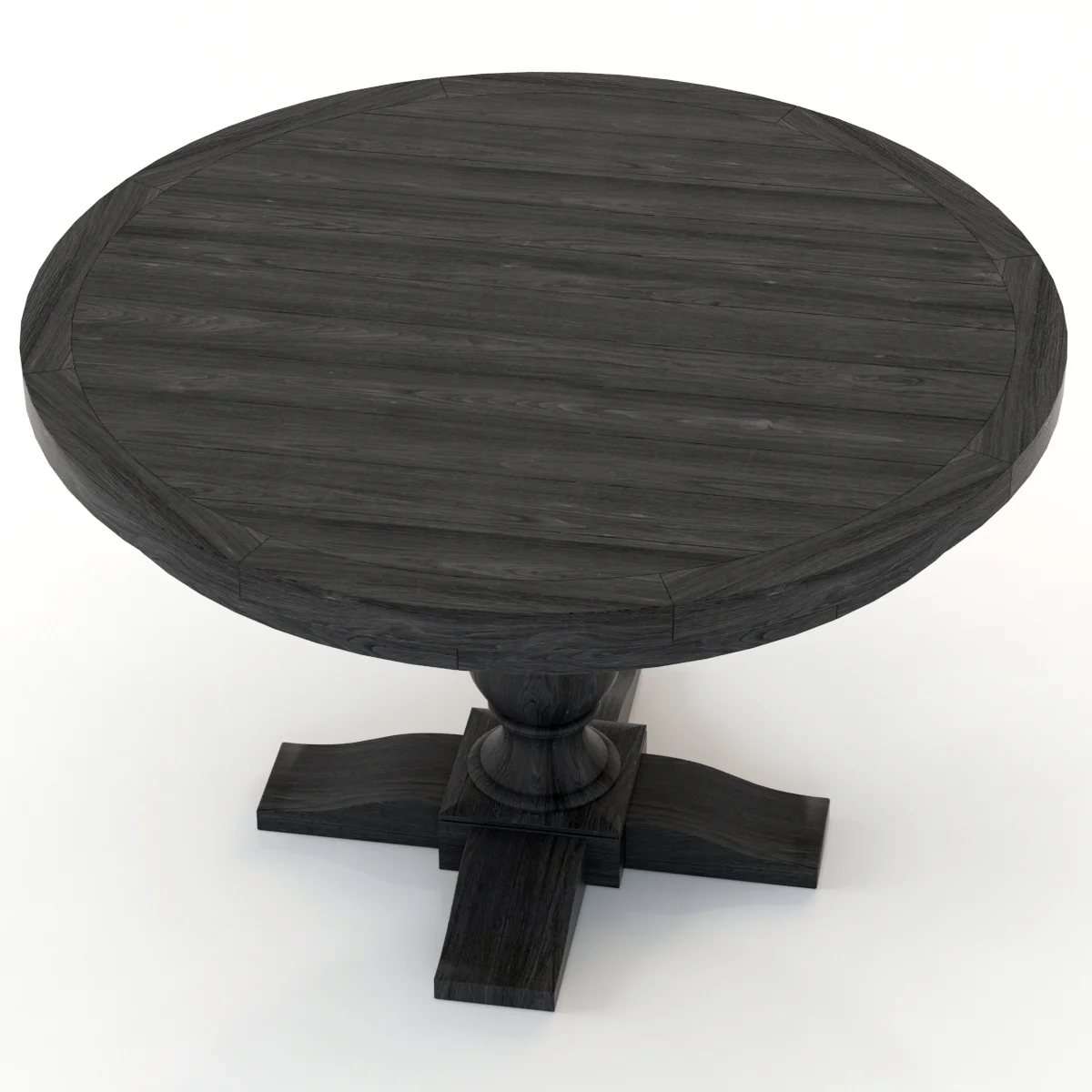 Restoration Hardware Monastery Round Dining Table — 3D model preview 6