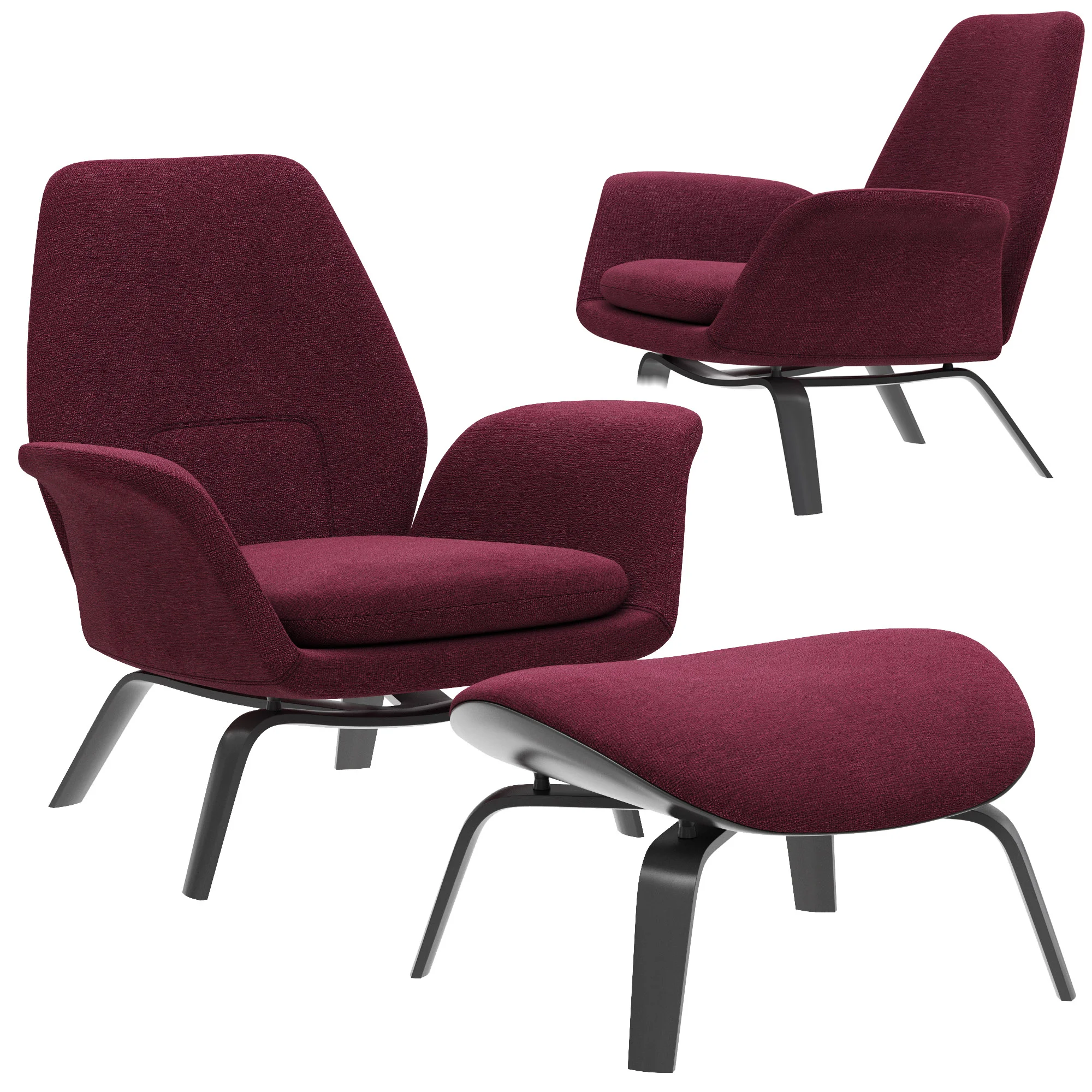 Minotti Gilliam — 3D model preview 3