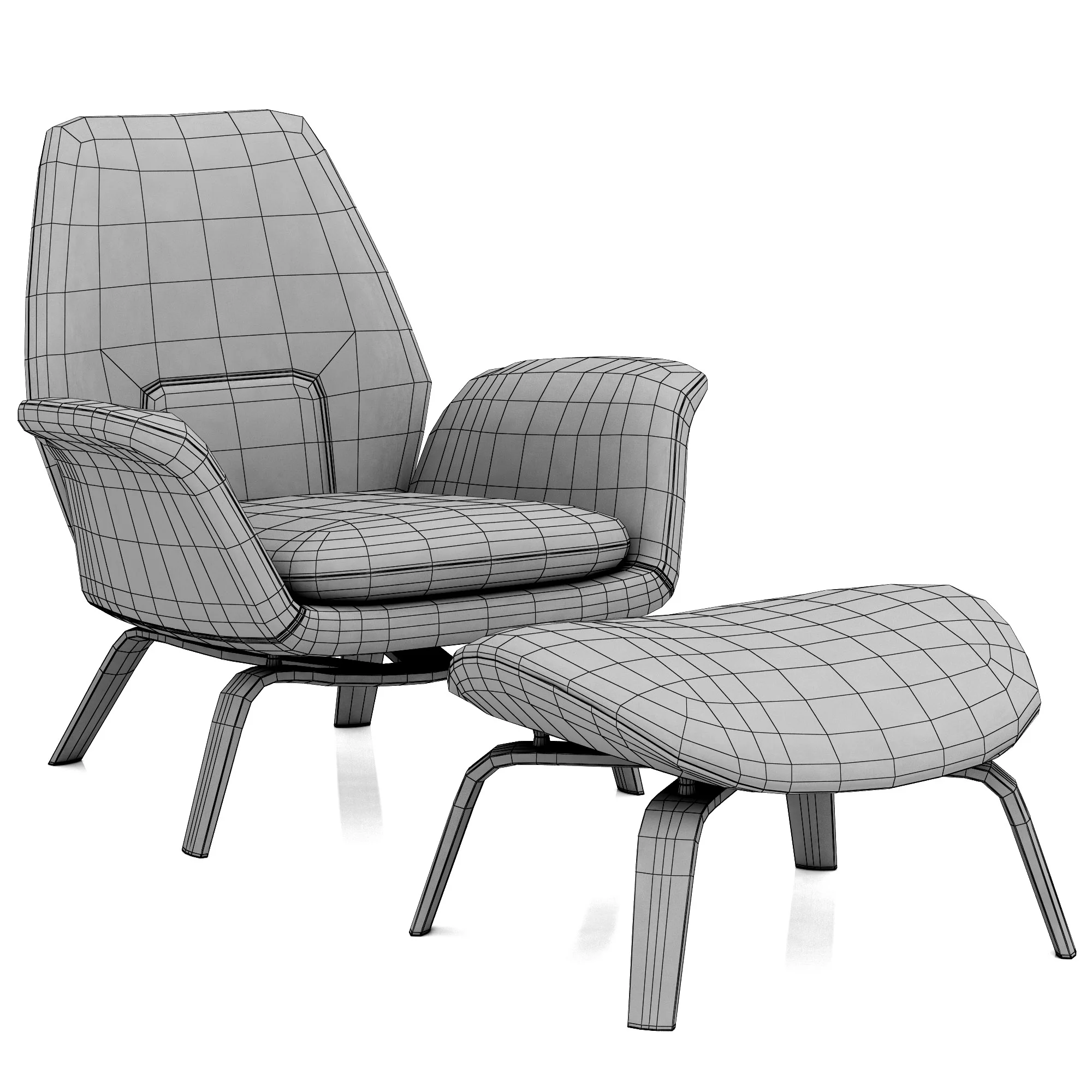 Minotti Gilliam — 3D model preview 11