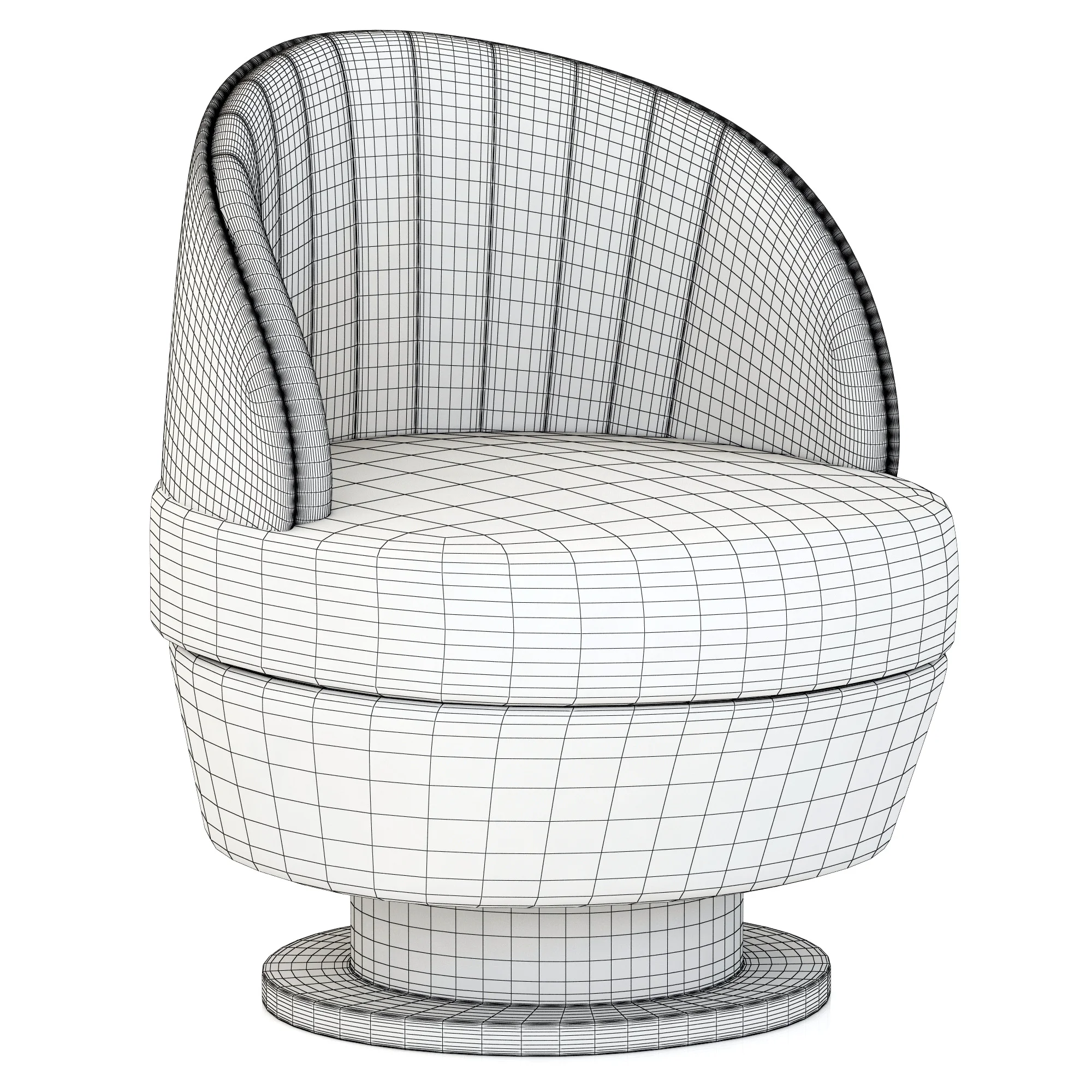 Essential Home Gable Single Sofa — 3D model preview 2