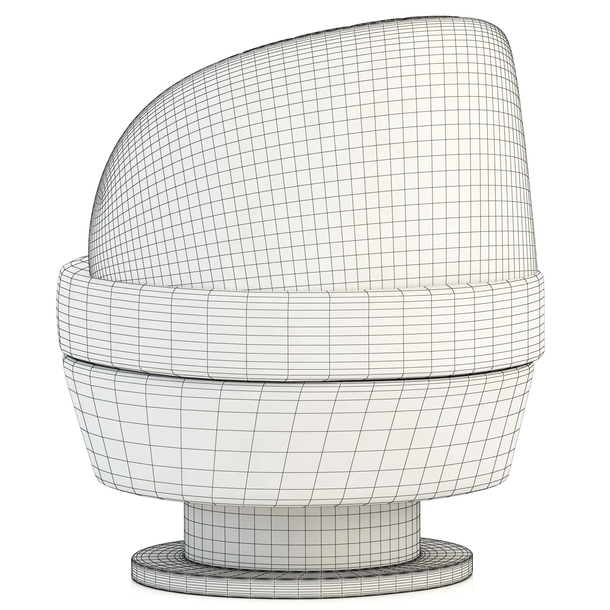 Essential Home Gable Single Sofa — 3D model preview 7