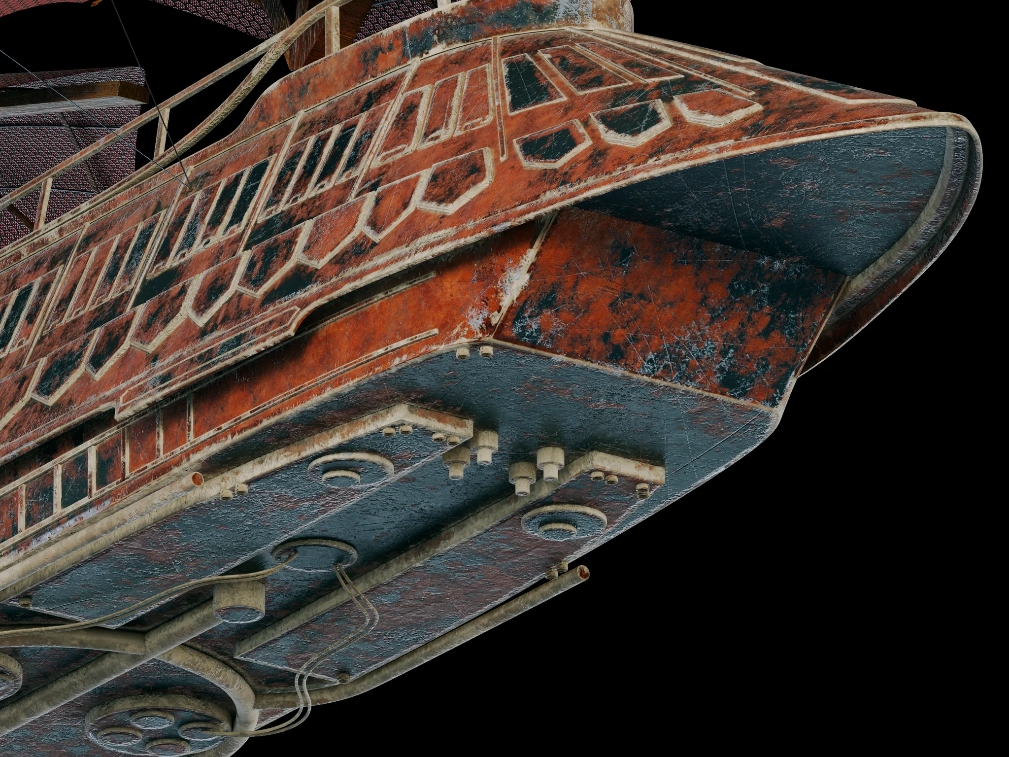 Jabba Sail Barge — 3D model preview 3