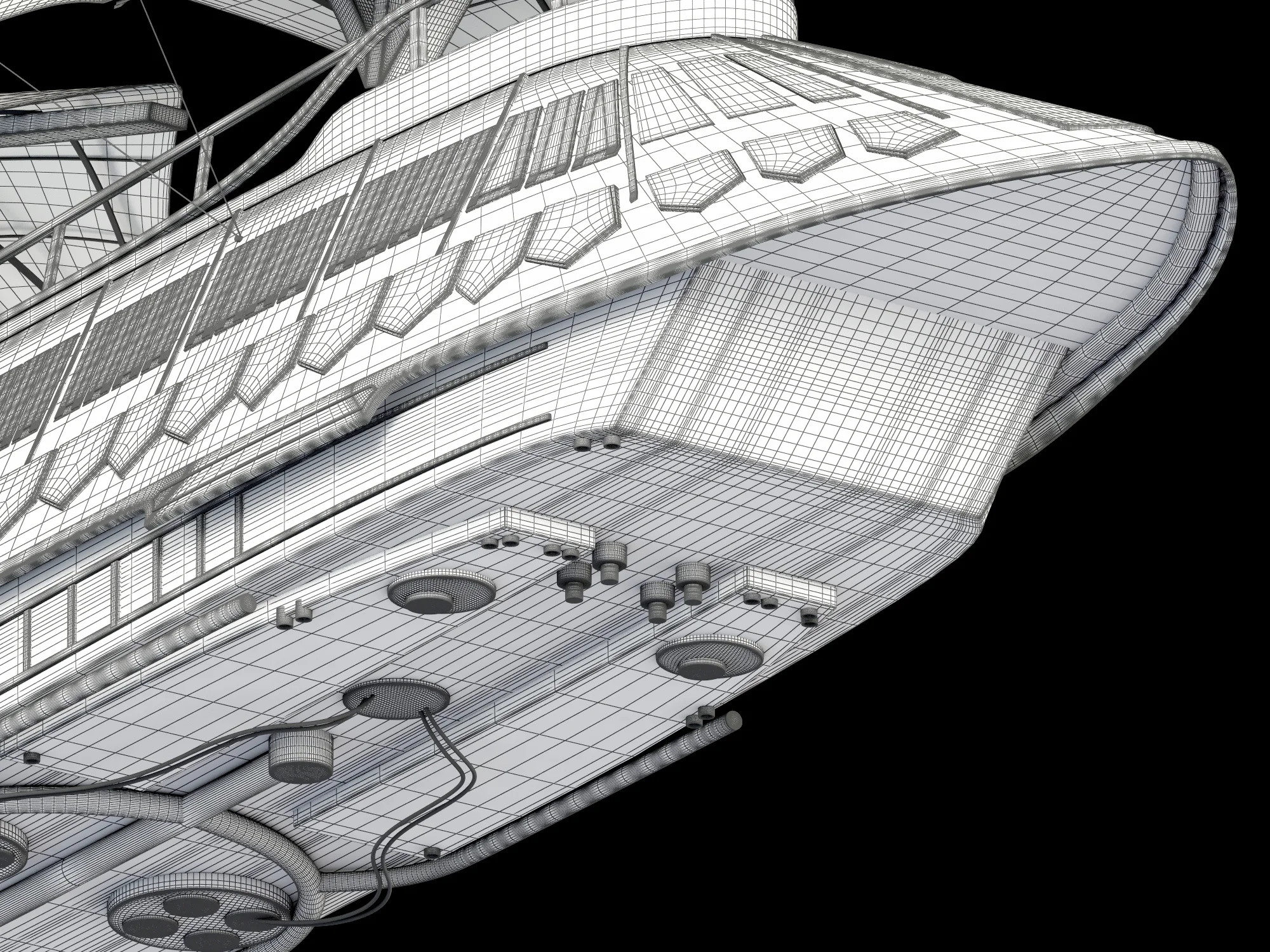 Jabba Sail Barge — 3D model preview 4