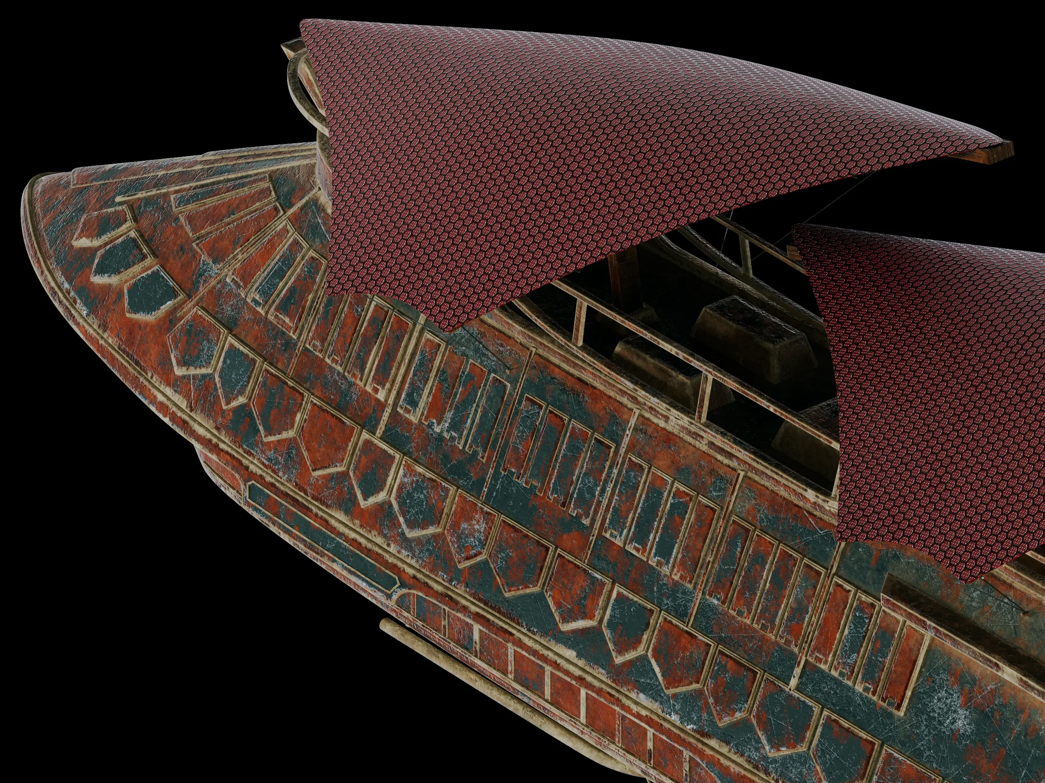 Jabba Sail Barge — 3D model preview 5