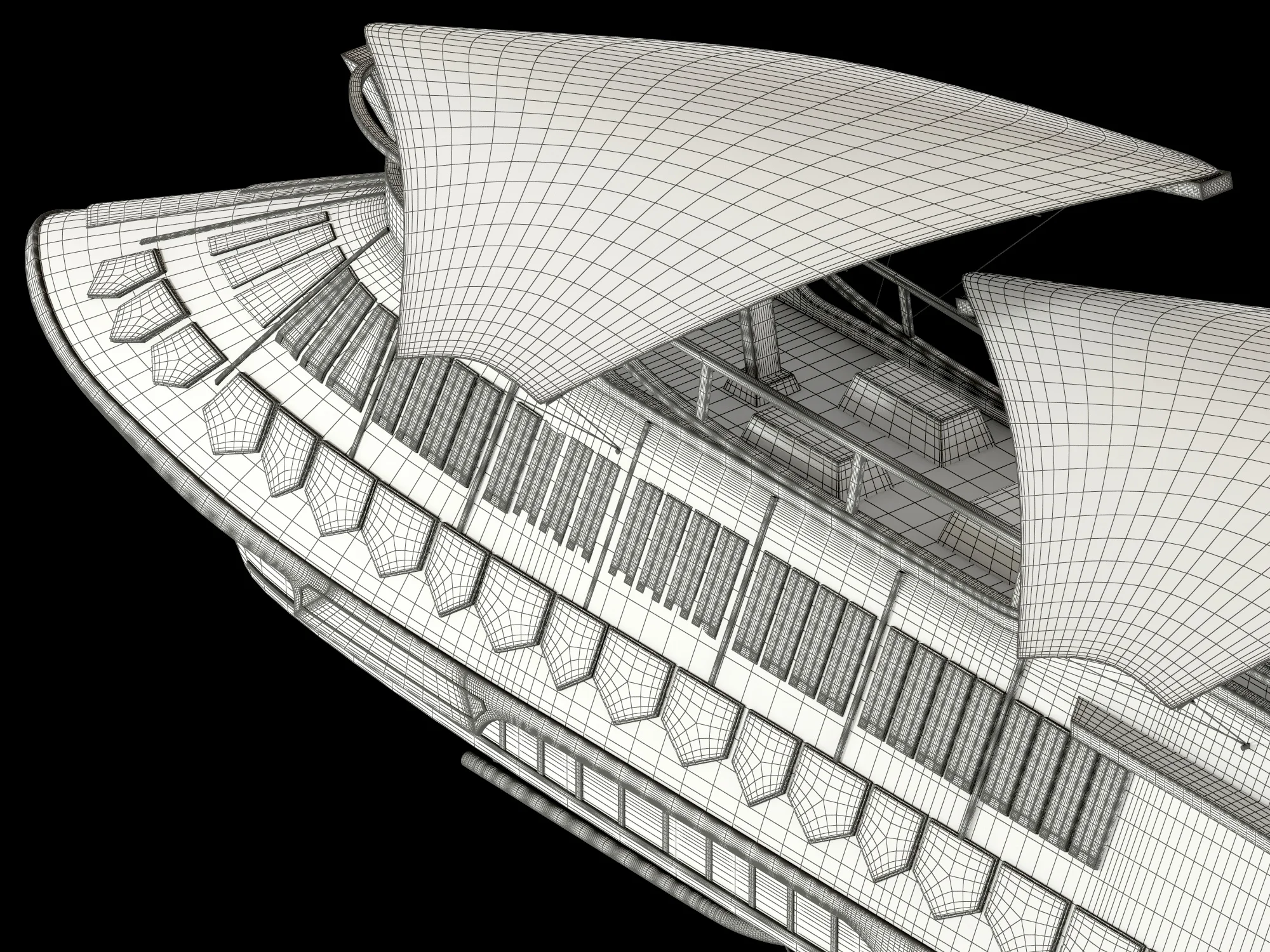 Jabba Sail Barge — 3D model preview 6