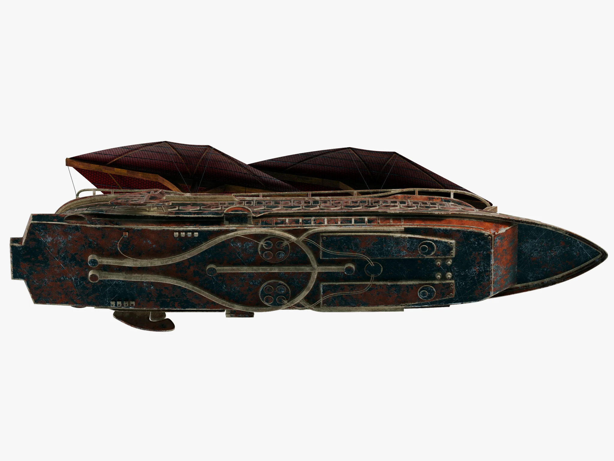 Jabba Sail Barge — 3D model preview 13
