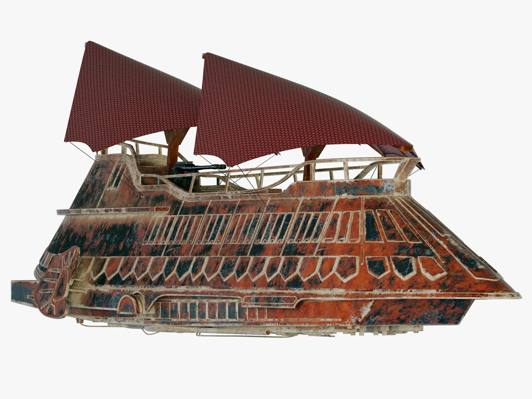 Jabba Sail Barge — 3D model preview 15
