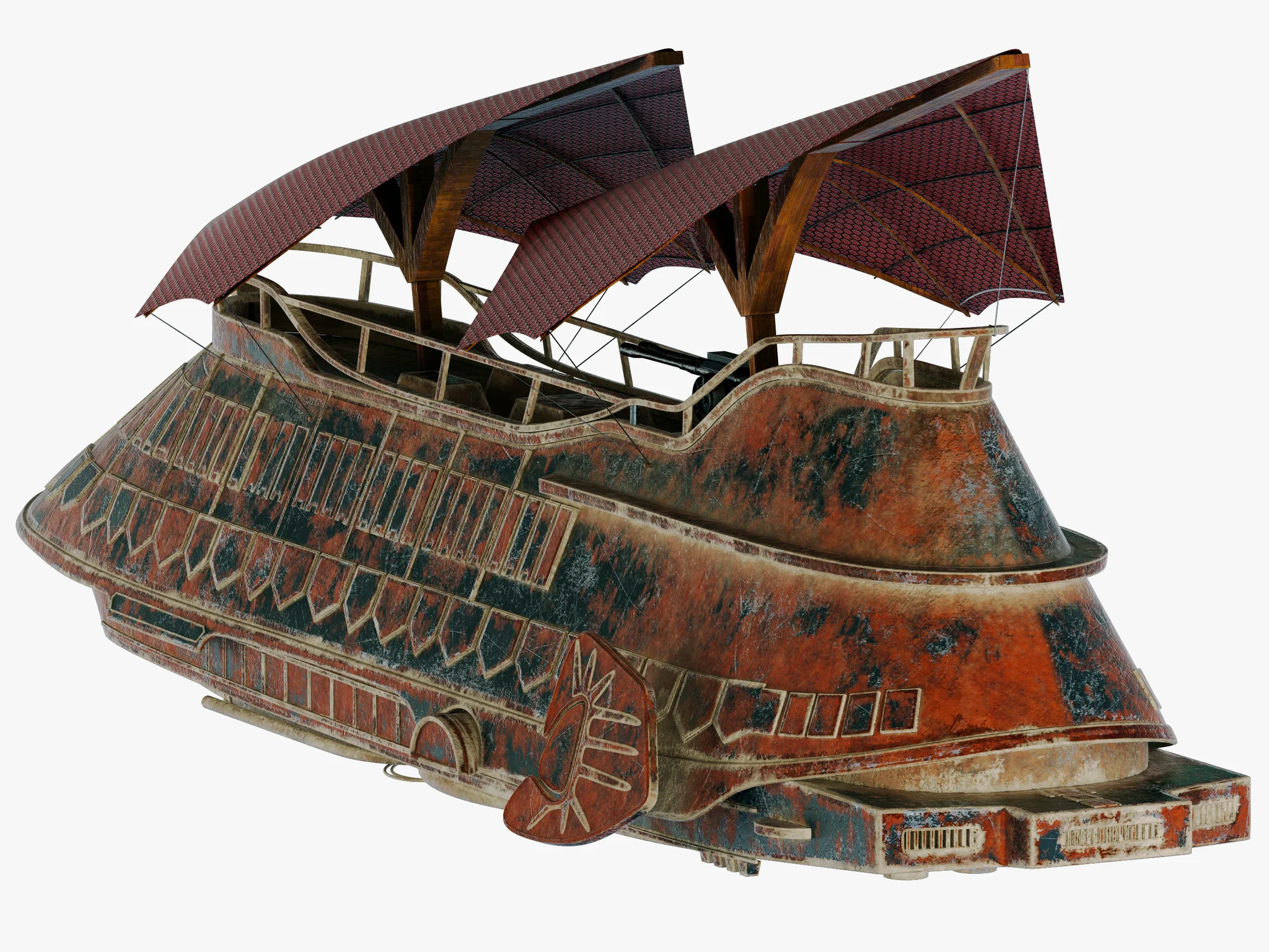 Jabba Sail Barge — 3D model preview 21