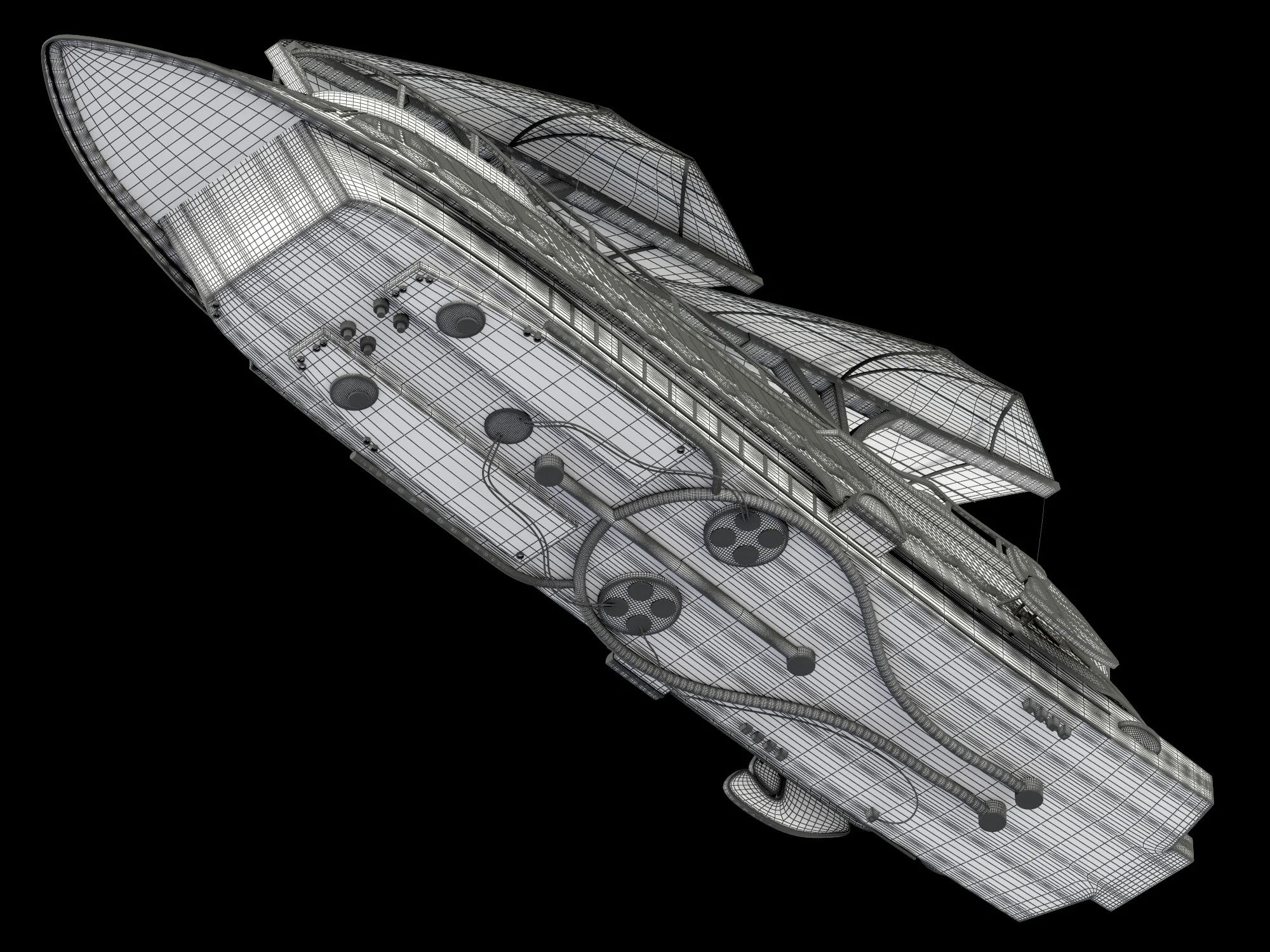 Jabba Sail Barge — 3D model preview 29