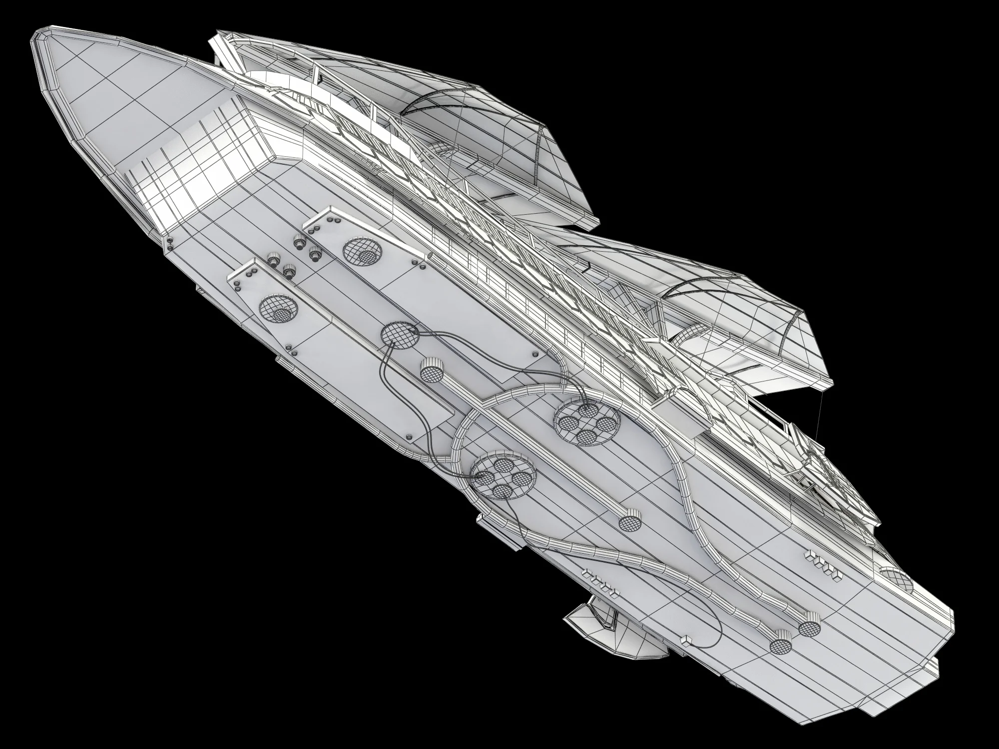 Jabba Sail Barge — 3D model preview 30