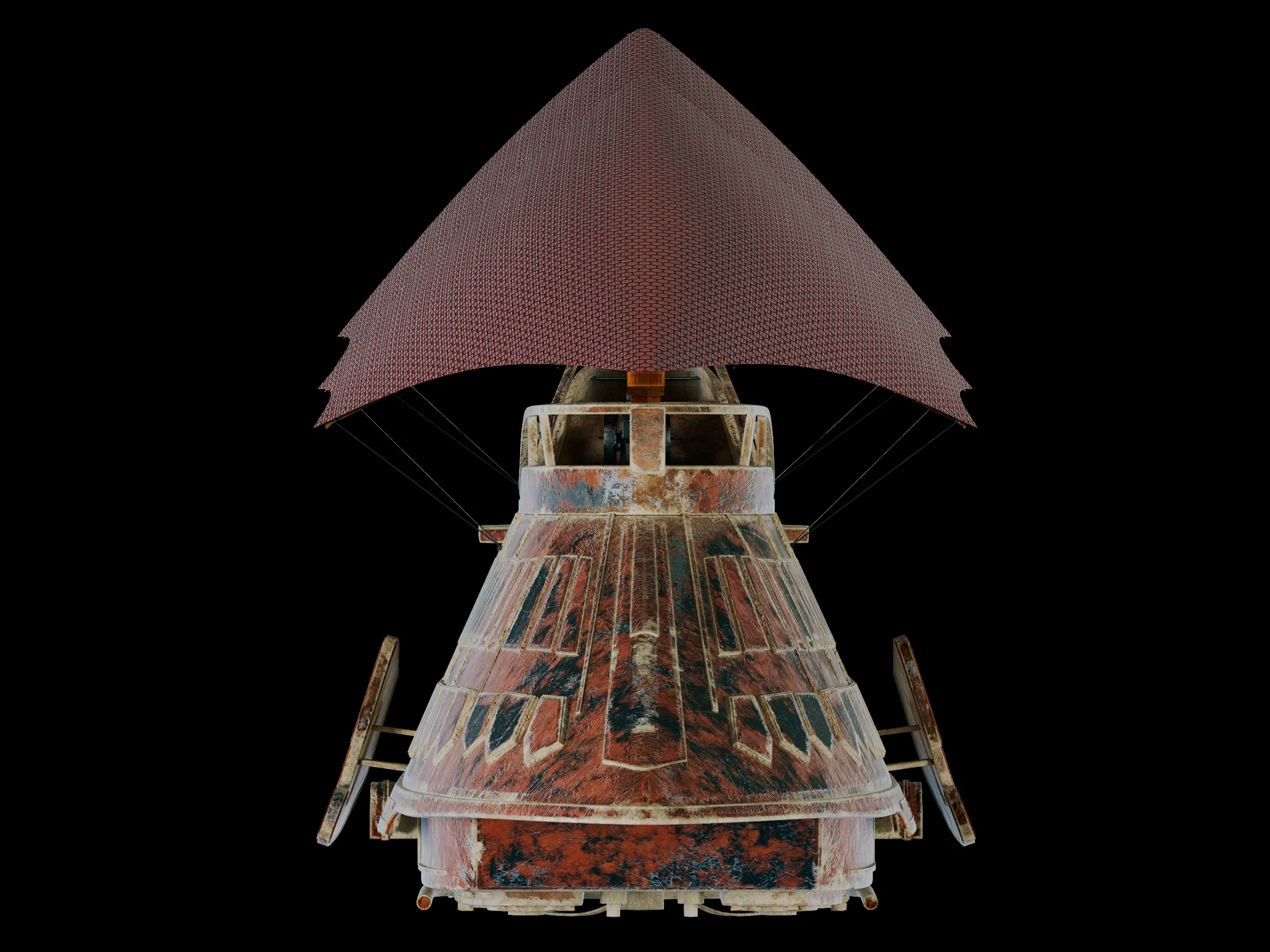 Jabba Sail Barge — 3D model preview 32