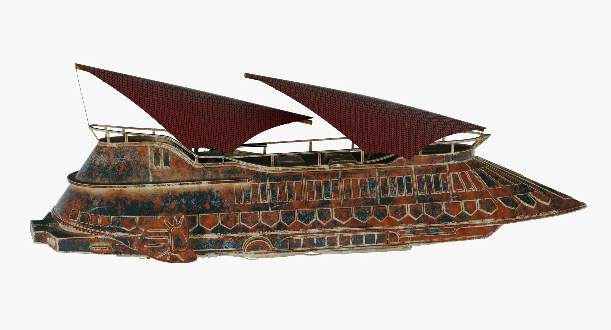 Jabba Sail Barge — 3D model preview 34
