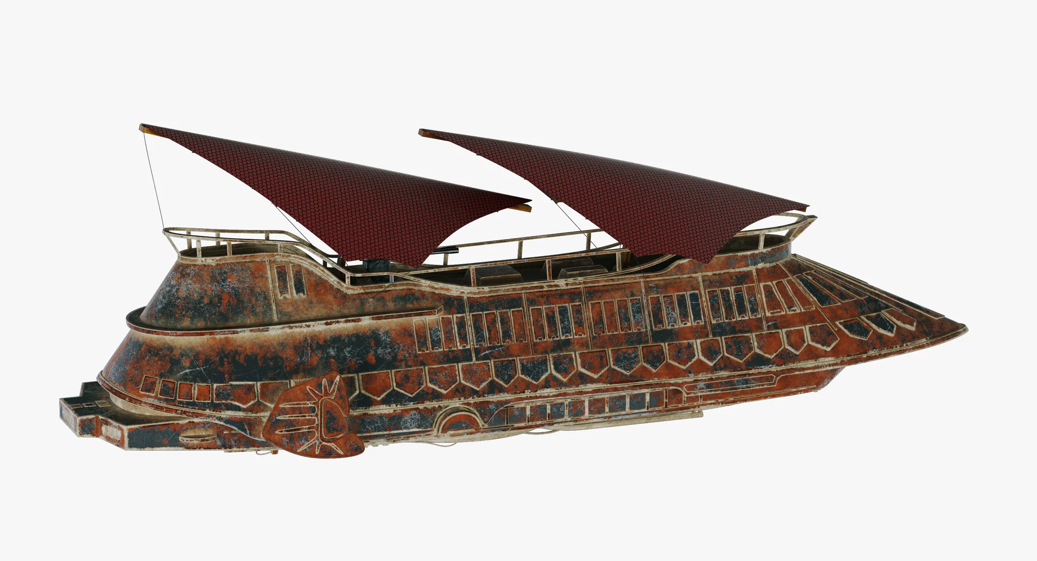 Jabba Sail Barge — 3D model preview 35