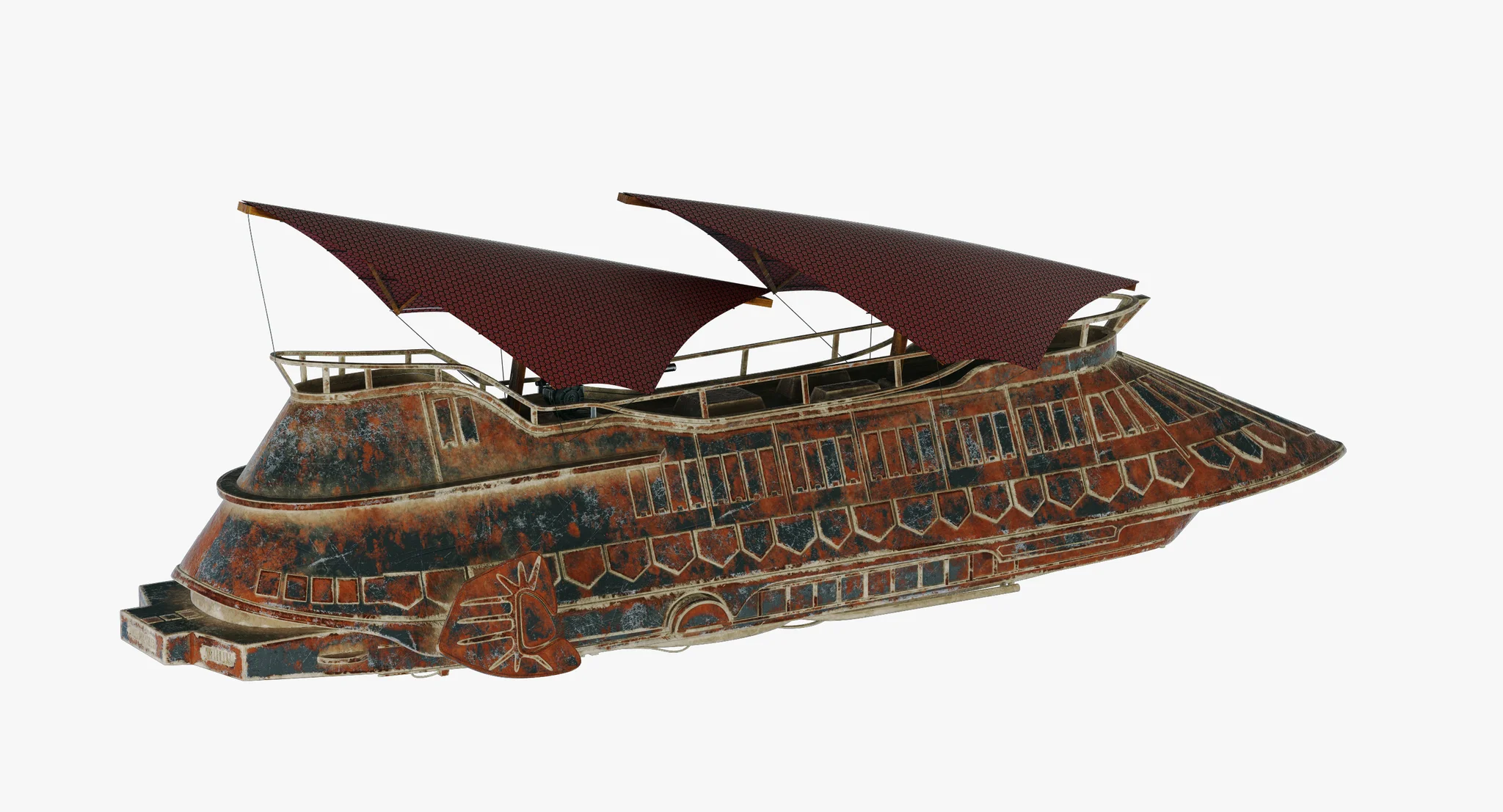 Jabba Sail Barge — 3D model preview 36