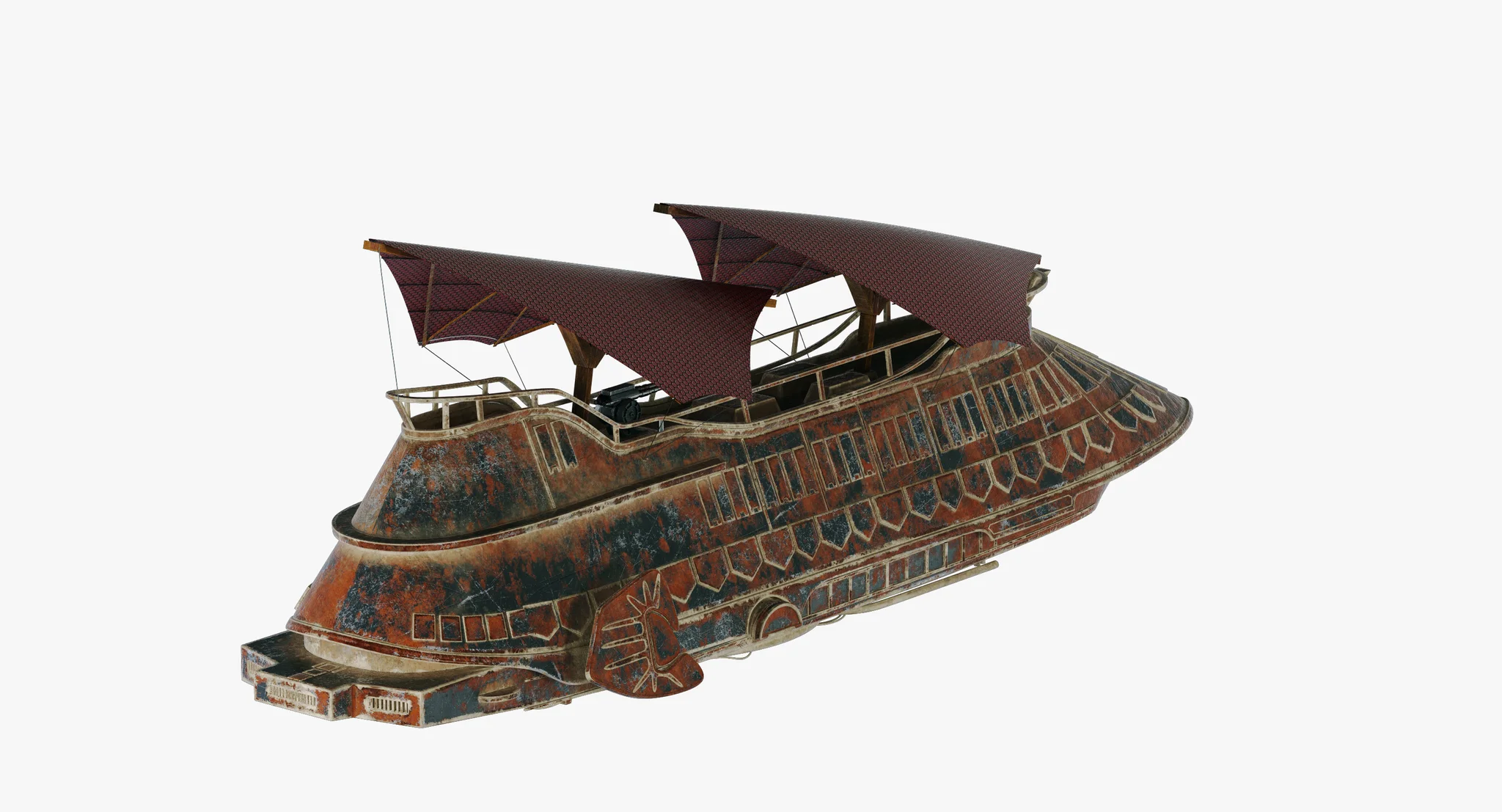 Jabba Sail Barge — 3D model preview 38