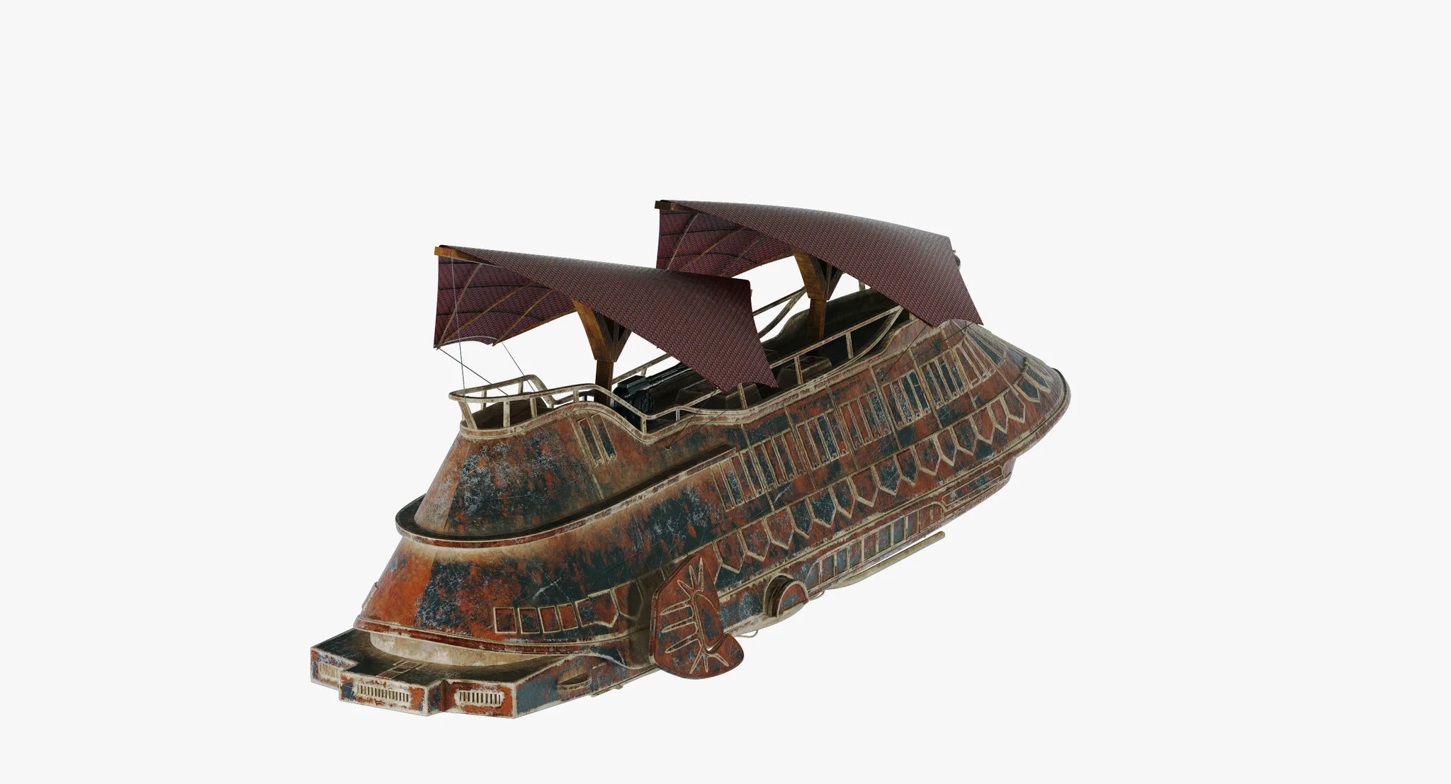 Jabba Sail Barge — 3D model preview 39