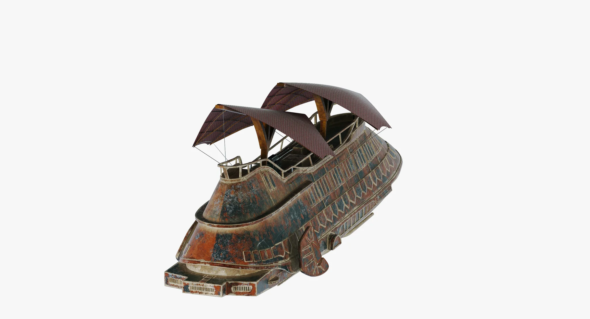 Jabba Sail Barge — 3D model preview 40