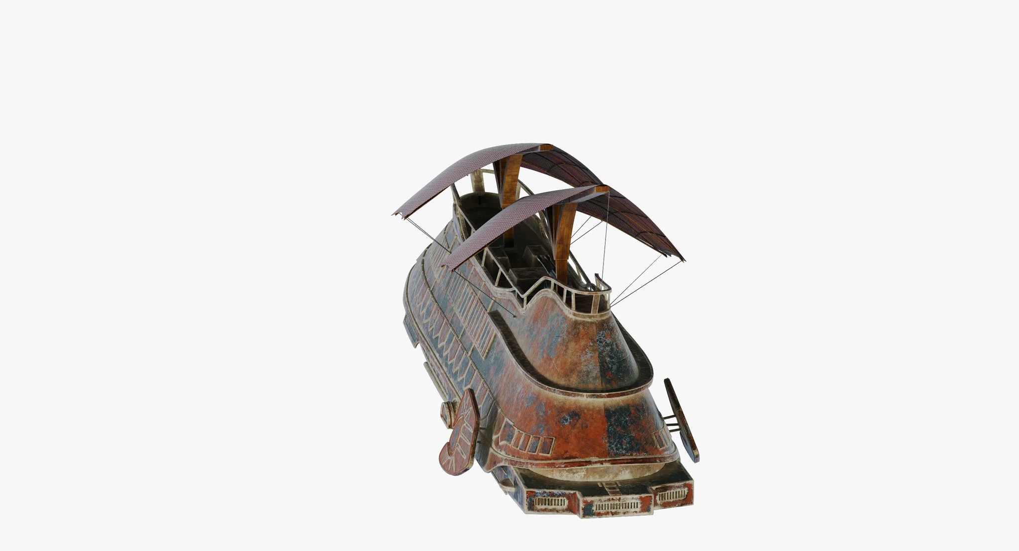 Jabba Sail Barge — 3D model preview 43