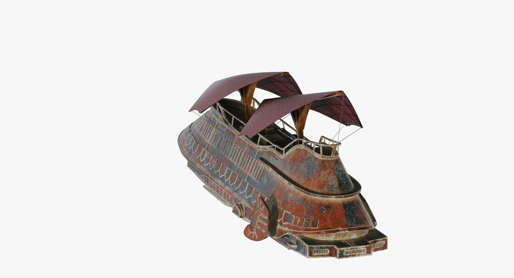 Jabba Sail Barge — 3D model preview 44