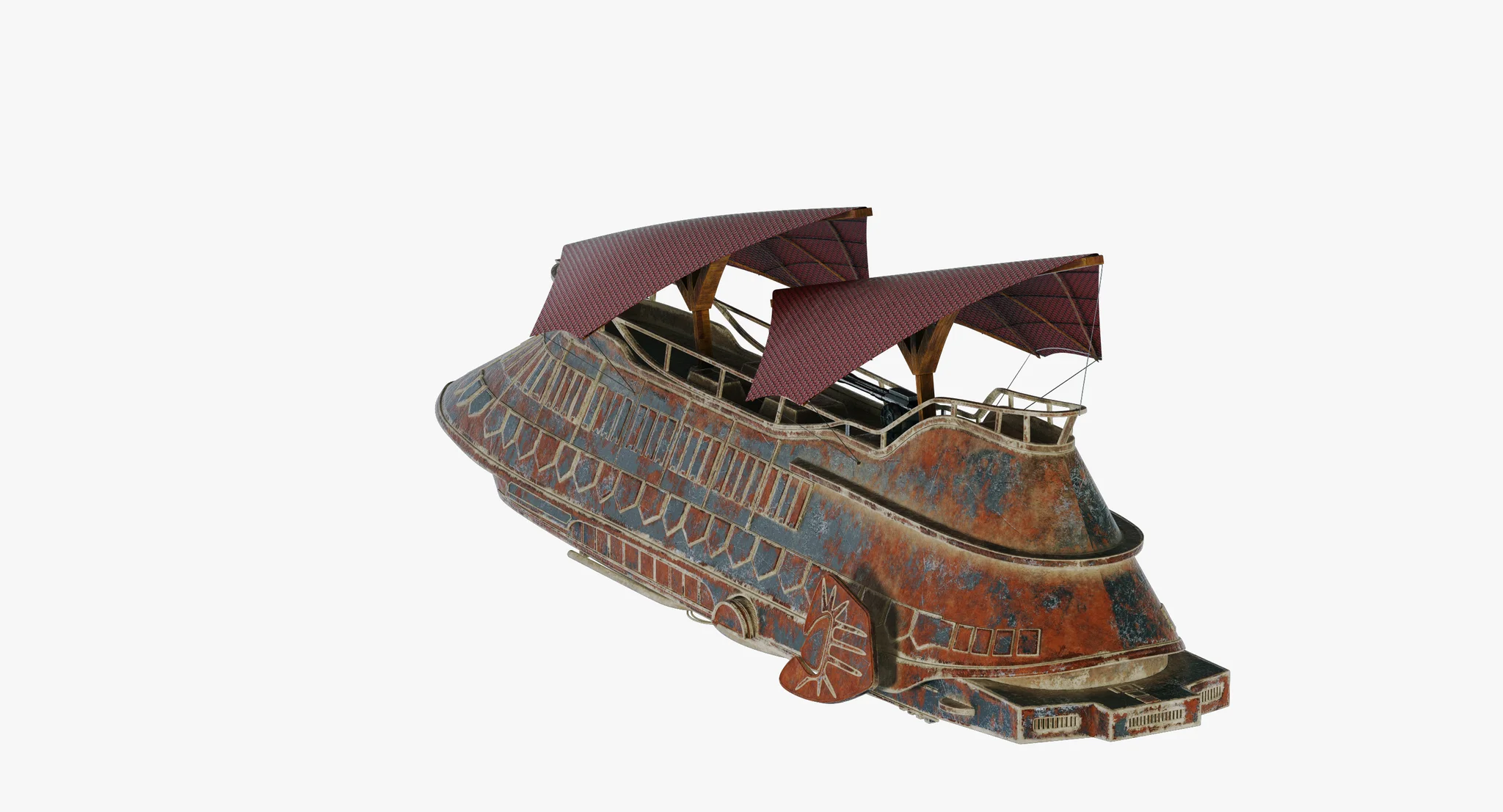 Jabba Sail Barge — 3D model preview 45