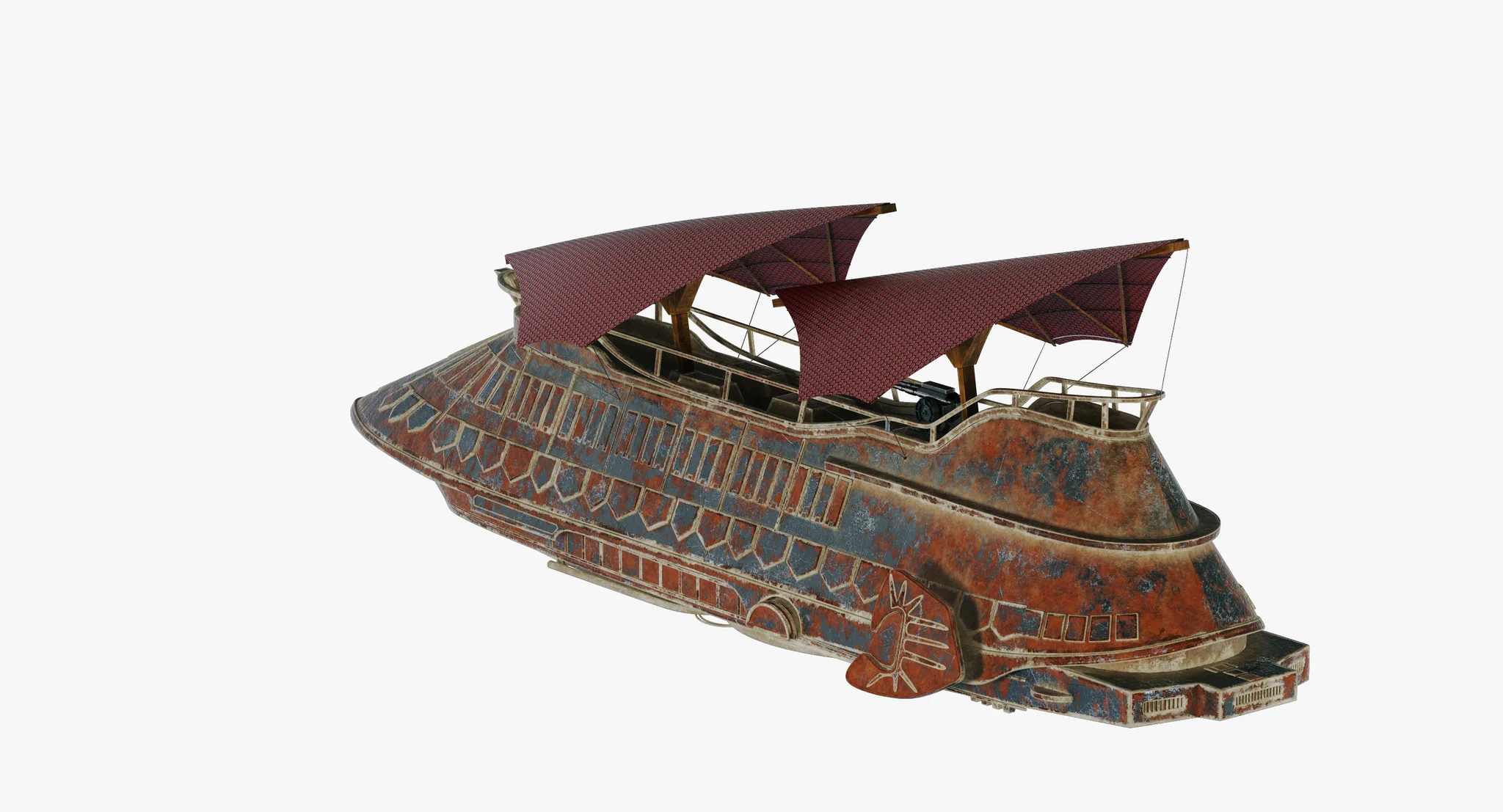 Jabba Sail Barge — 3D model preview 46