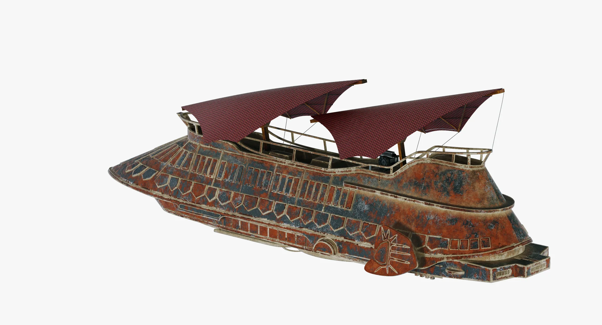 Jabba Sail Barge — 3D model preview 47
