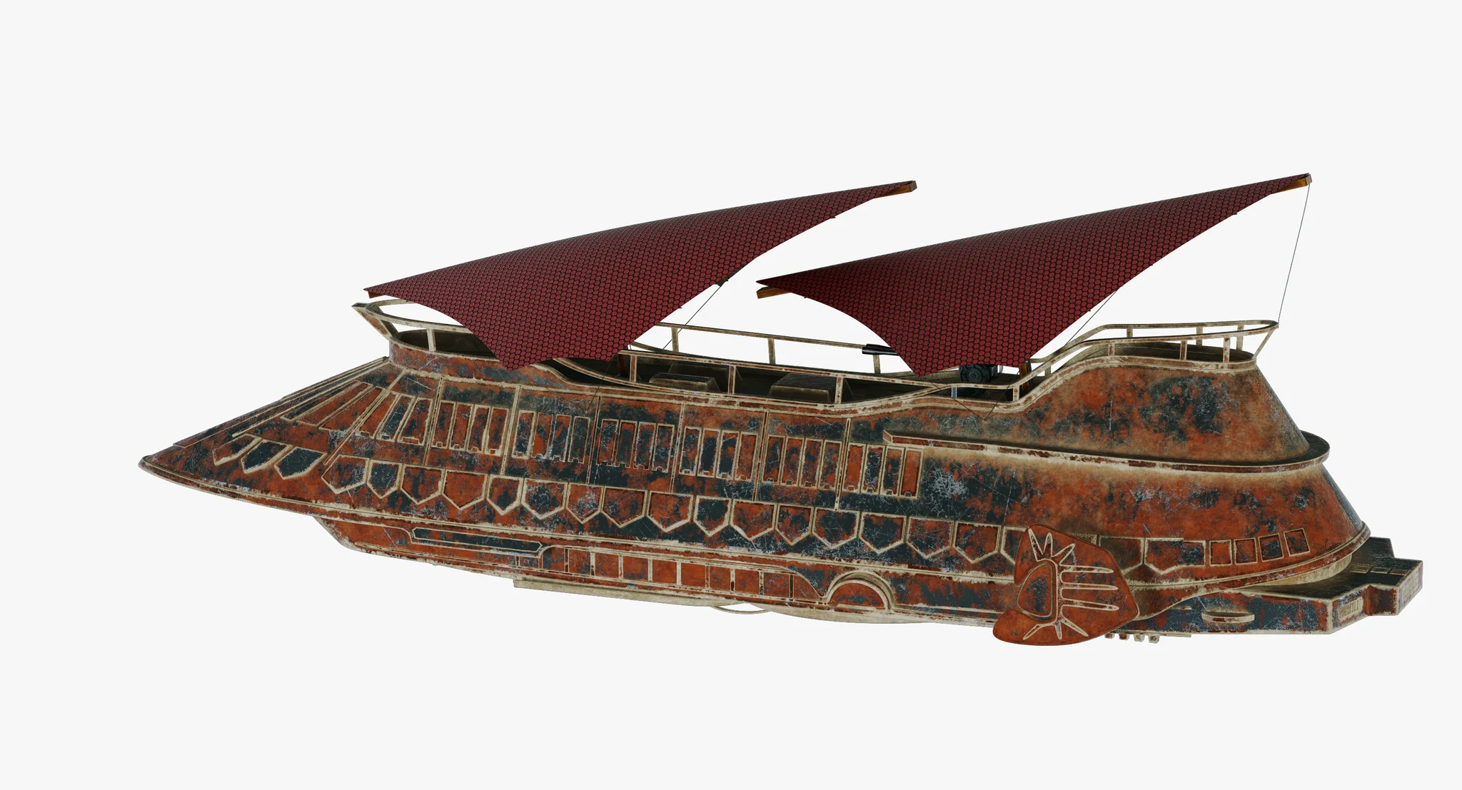 Jabba Sail Barge — 3D model preview 49