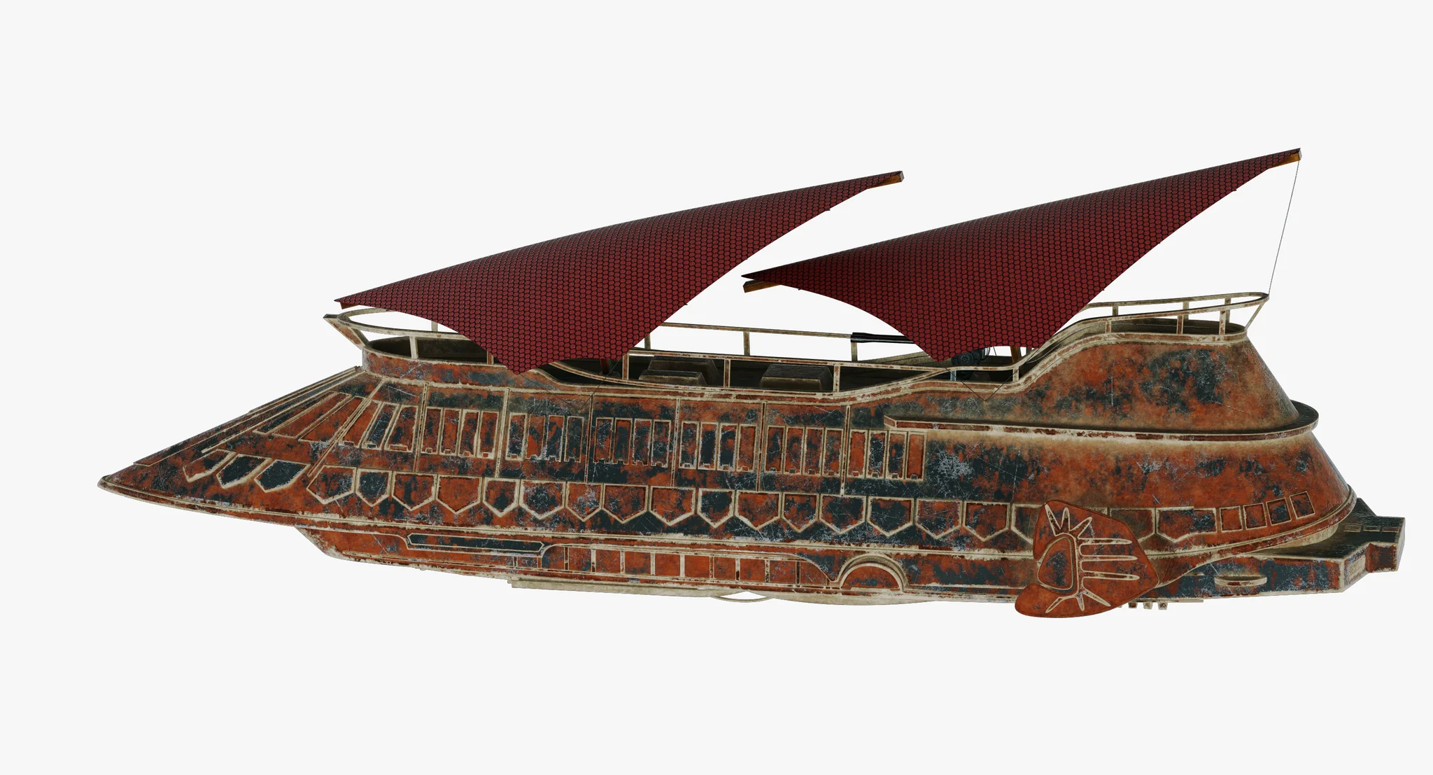 Jabba Sail Barge — 3D model preview 50