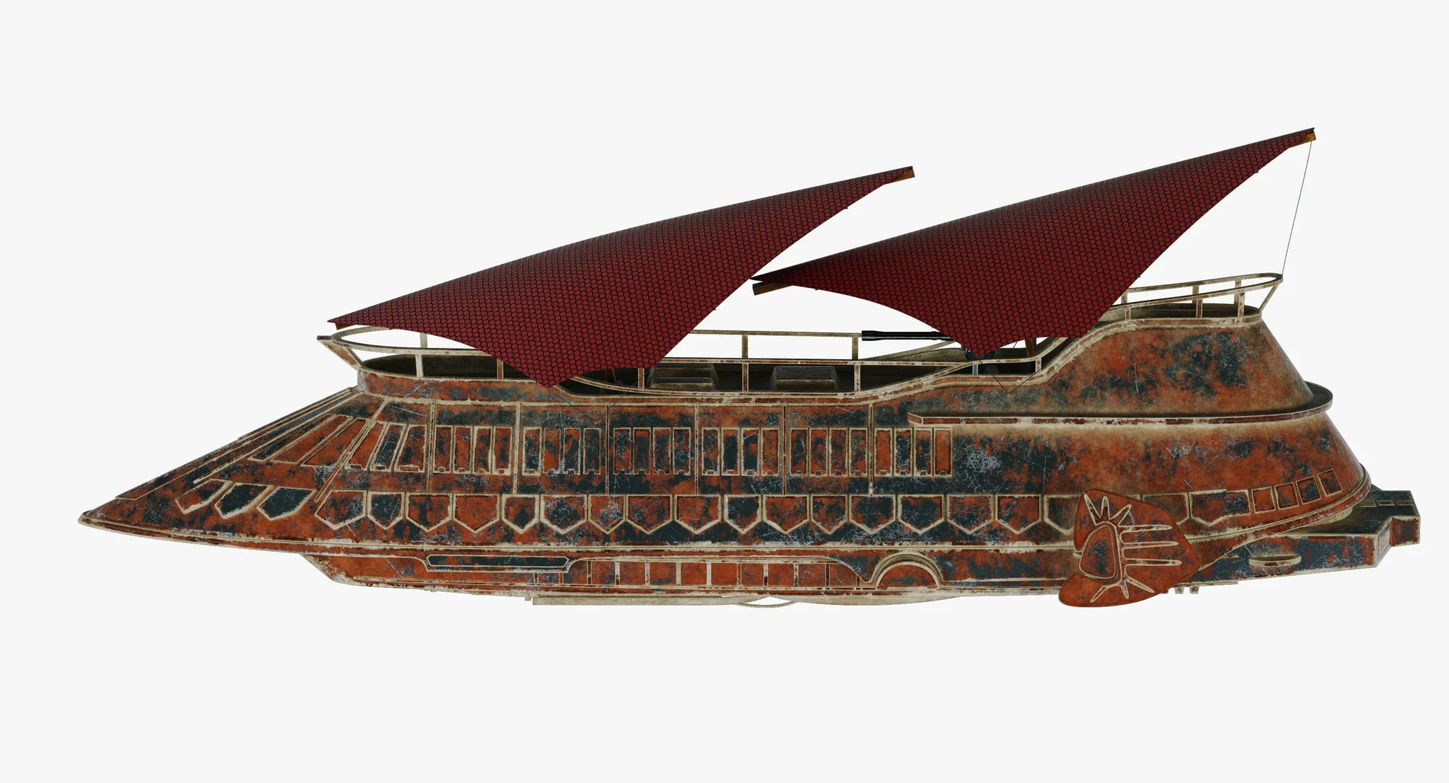 Jabba Sail Barge — 3D model preview 51