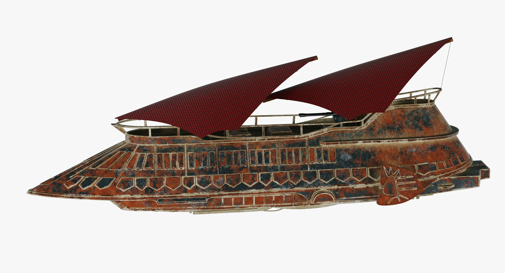 Jabba Sail Barge — 3D model preview 52