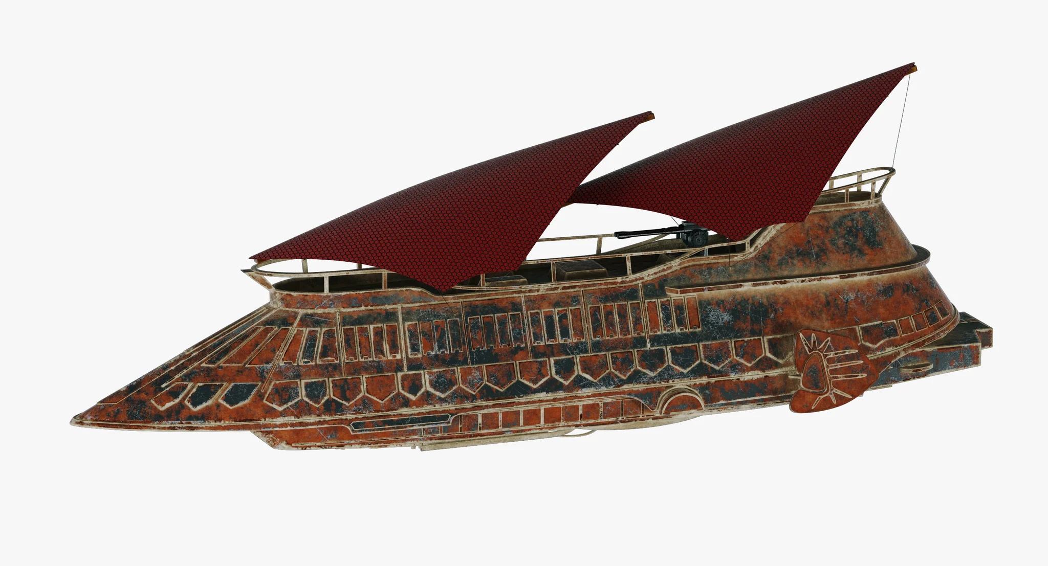 Jabba Sail Barge — 3D model preview 53