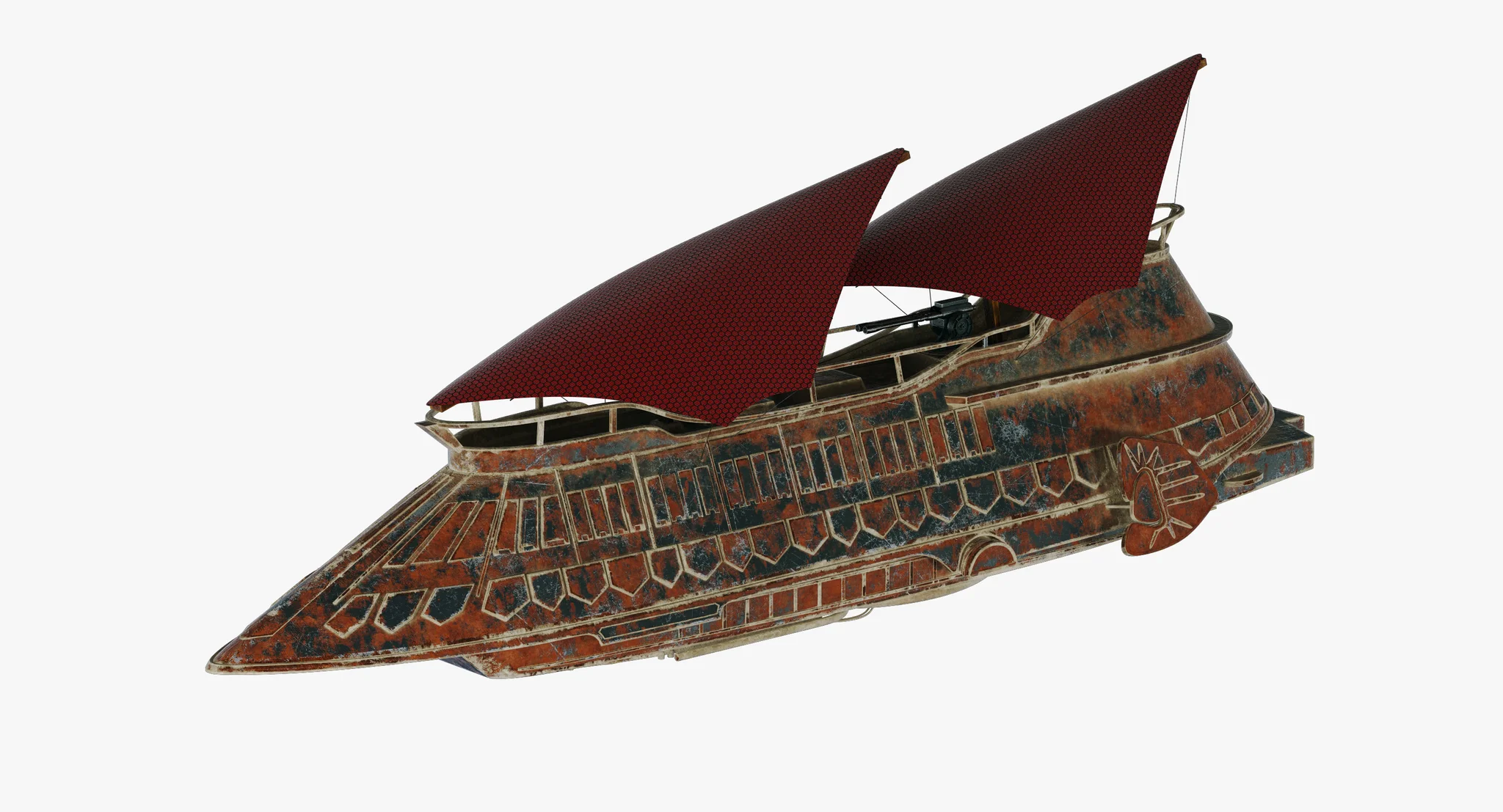 Jabba Sail Barge — 3D model preview 55