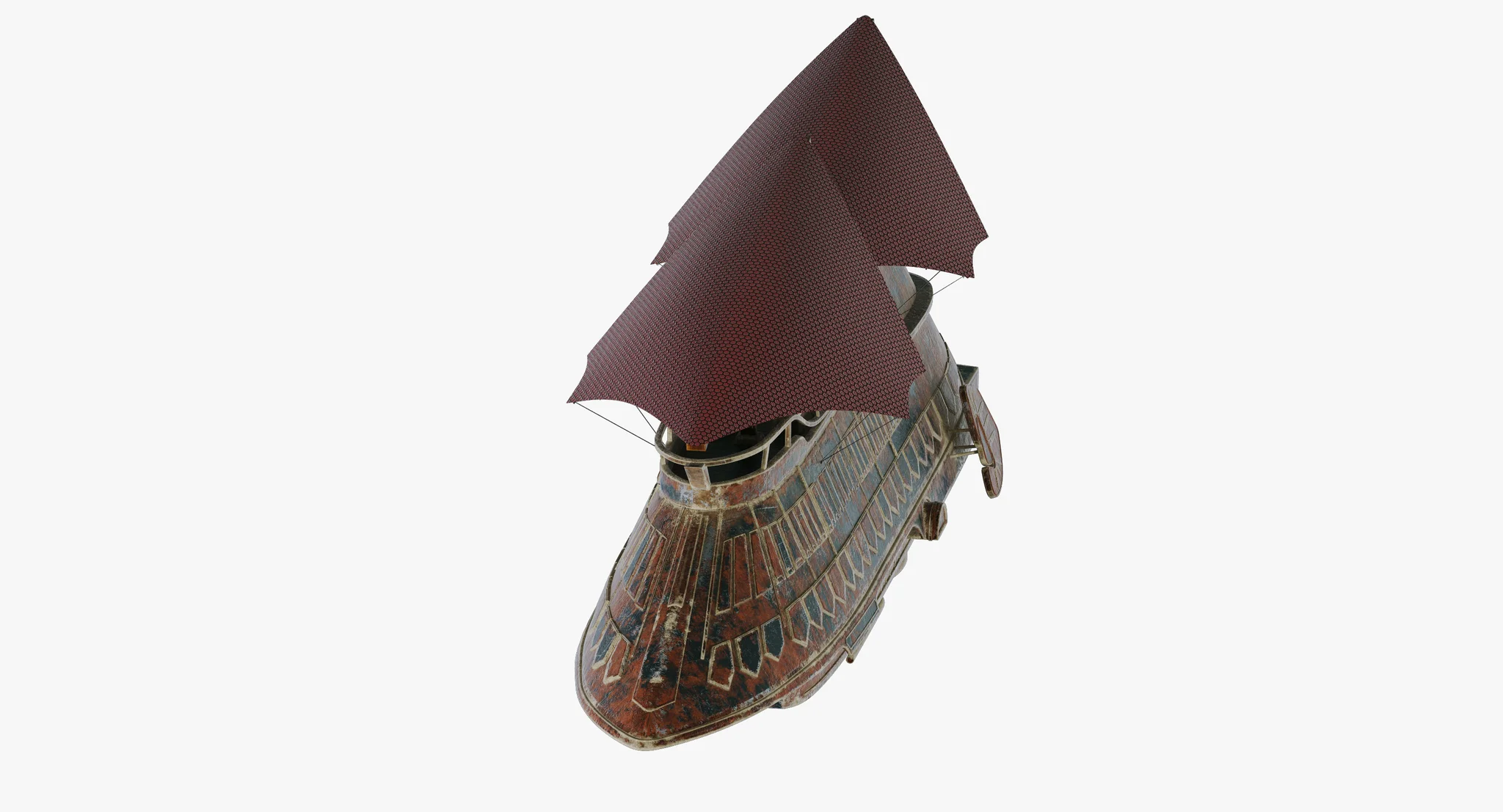 Jabba Sail Barge — 3D model preview 59