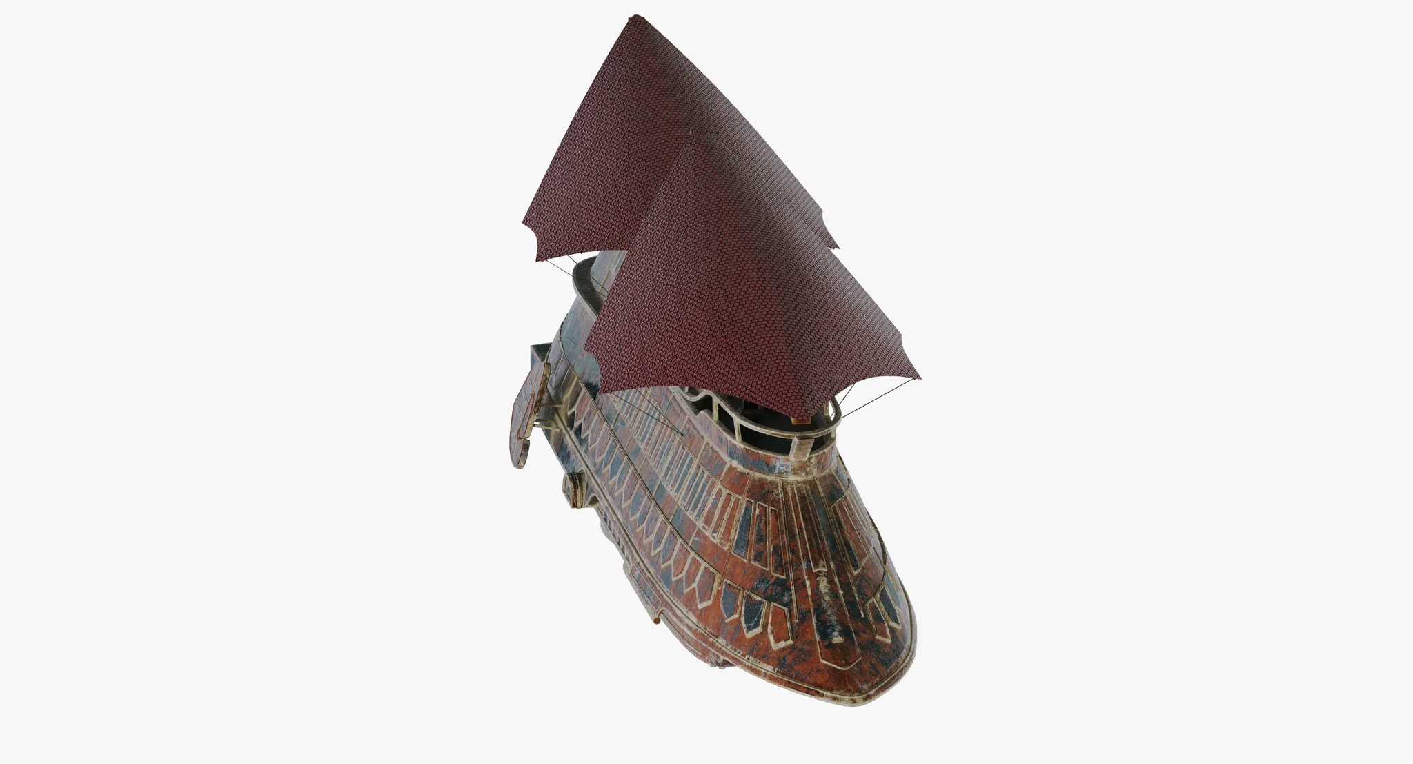 Jabba Sail Barge — 3D model preview 61