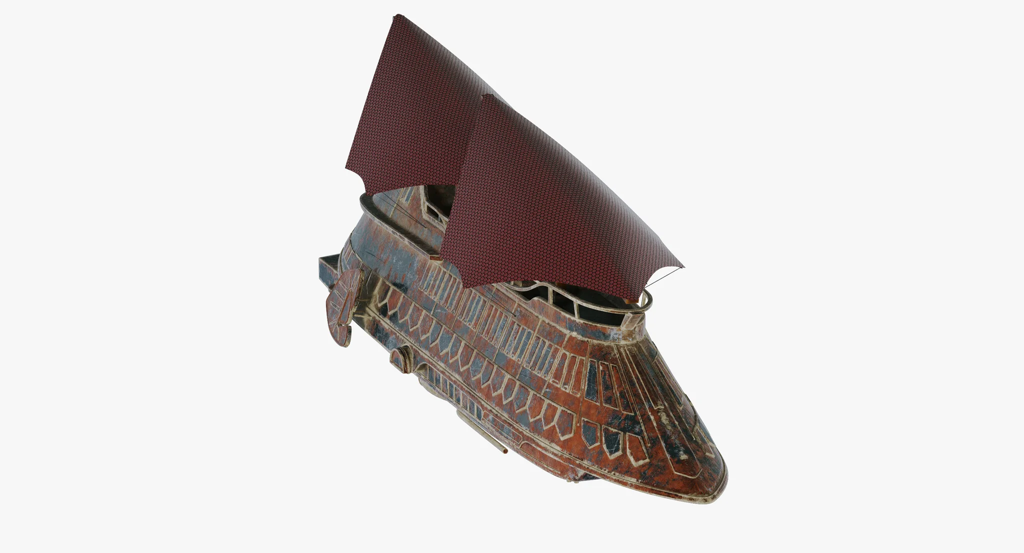 Jabba Sail Barge — 3D model preview 62