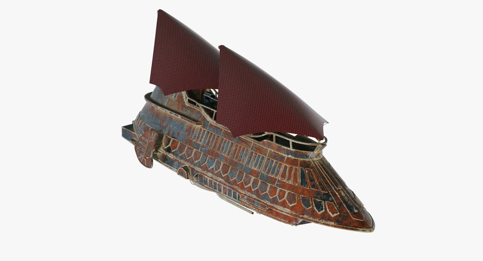 Jabba Sail Barge — 3D model preview 63