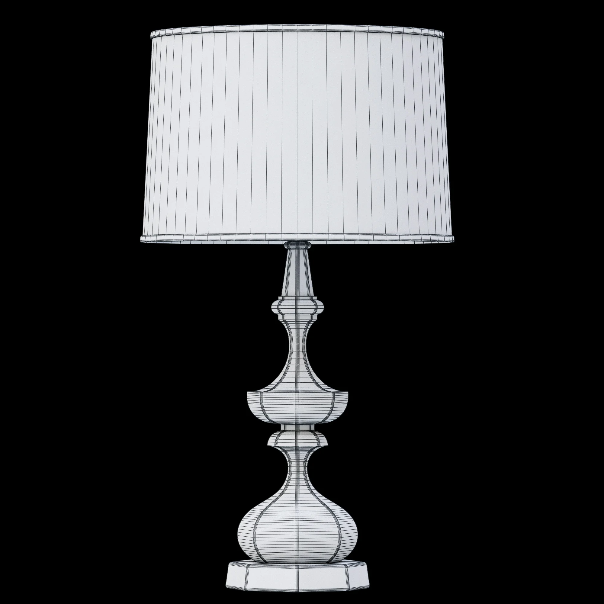Arteriors Ellington Lamp — 3D model preview 5