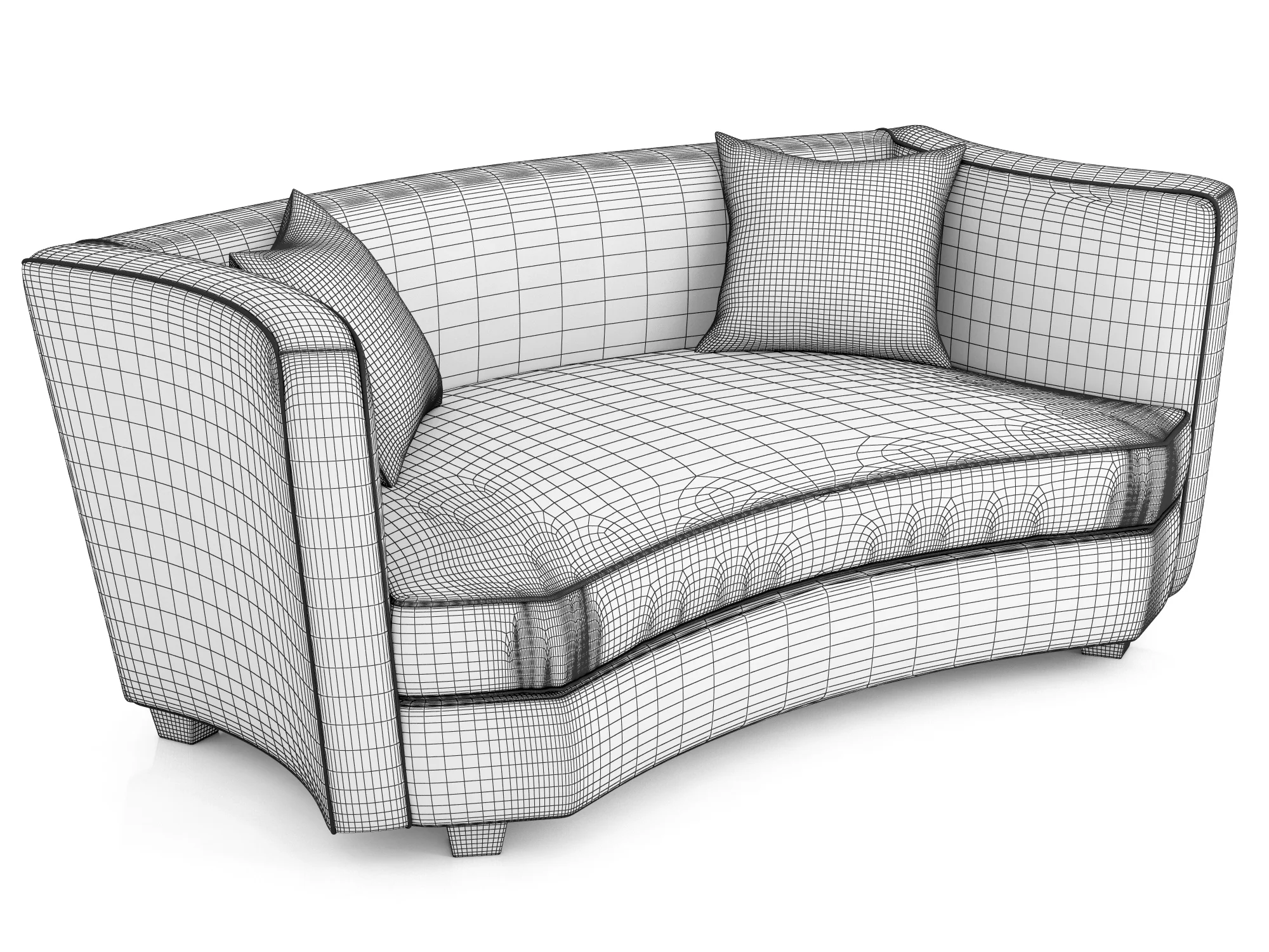 Eichholtz Sofa Giulietta 2 — 3D model preview 9