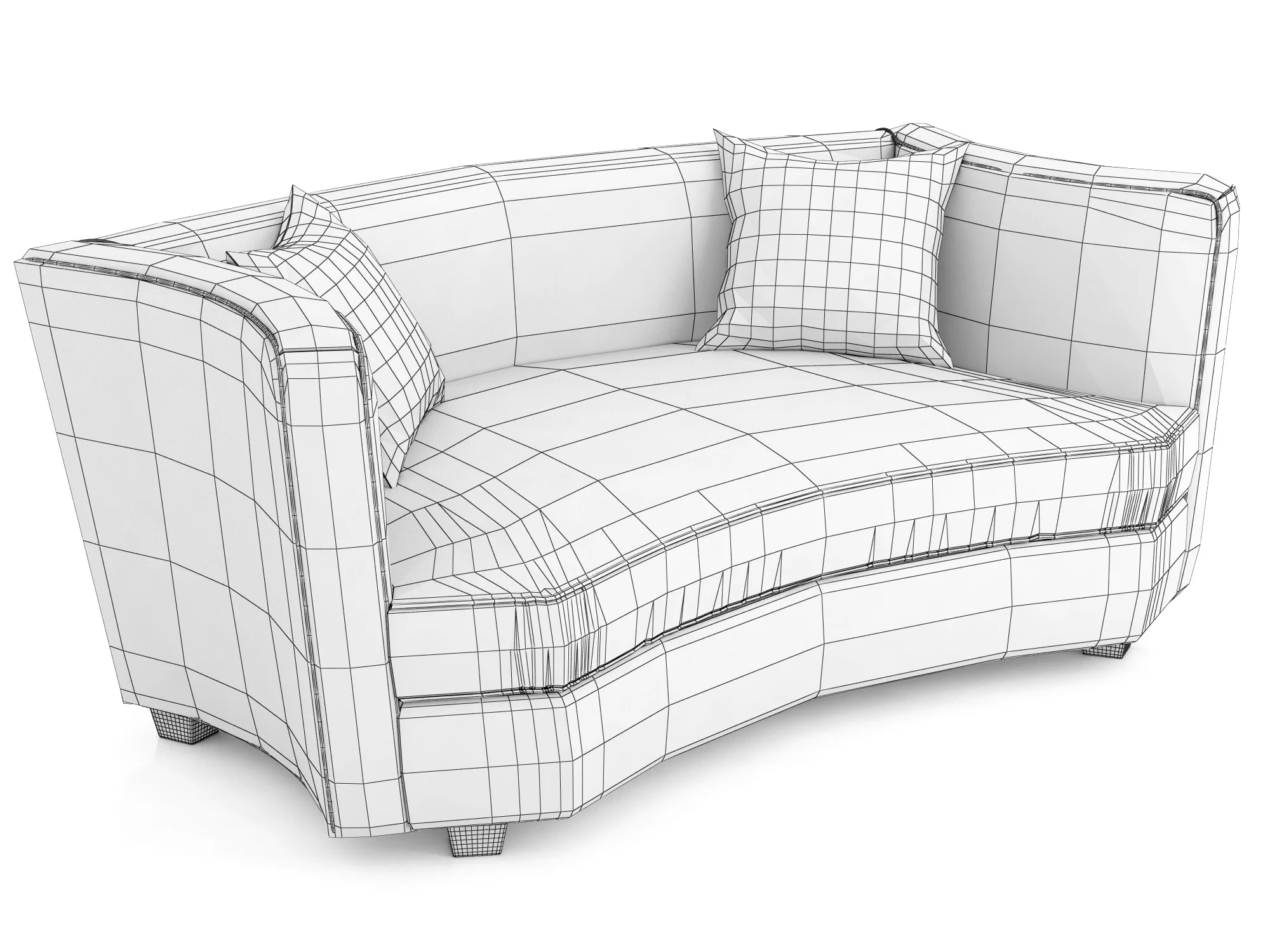 Eichholtz Sofa Giulietta 2 — 3D model preview 10