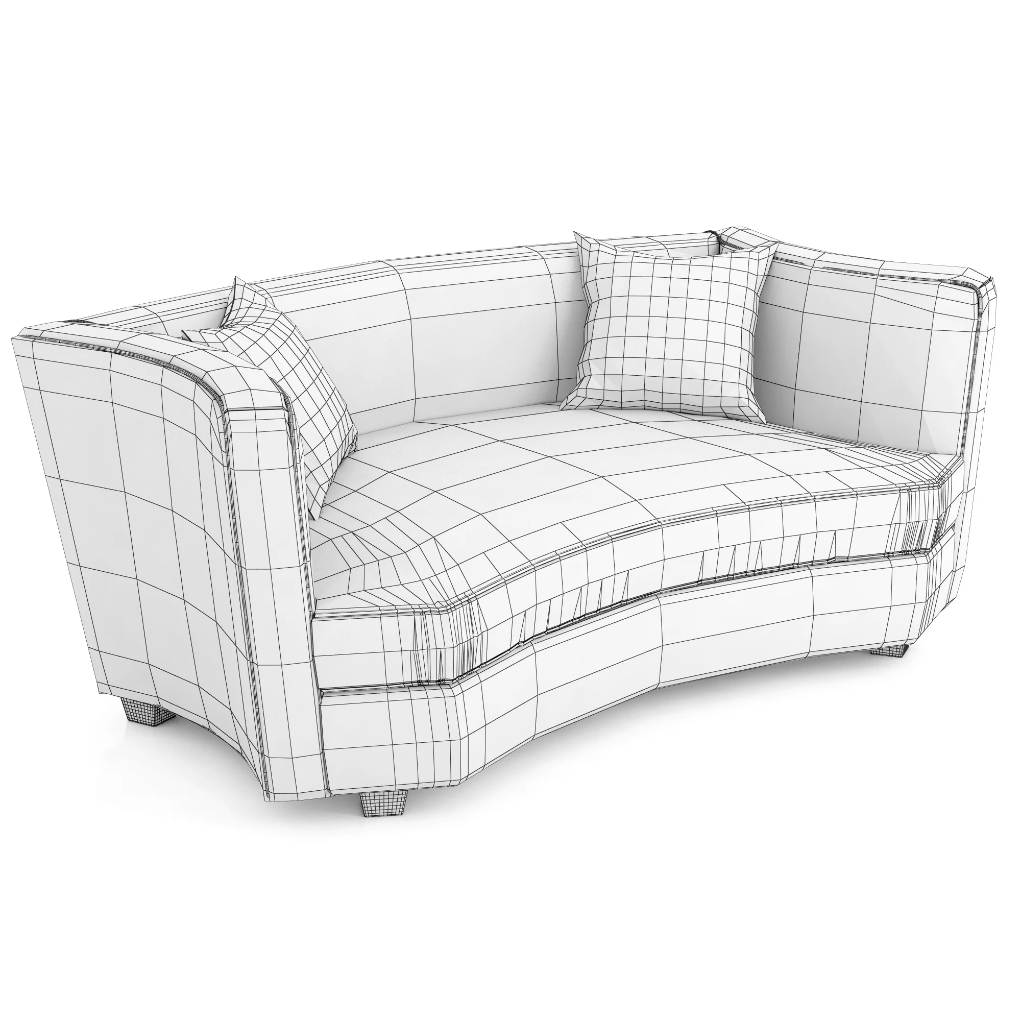 Eichholtz Sofa Giulietta 2 — 3D model preview 11