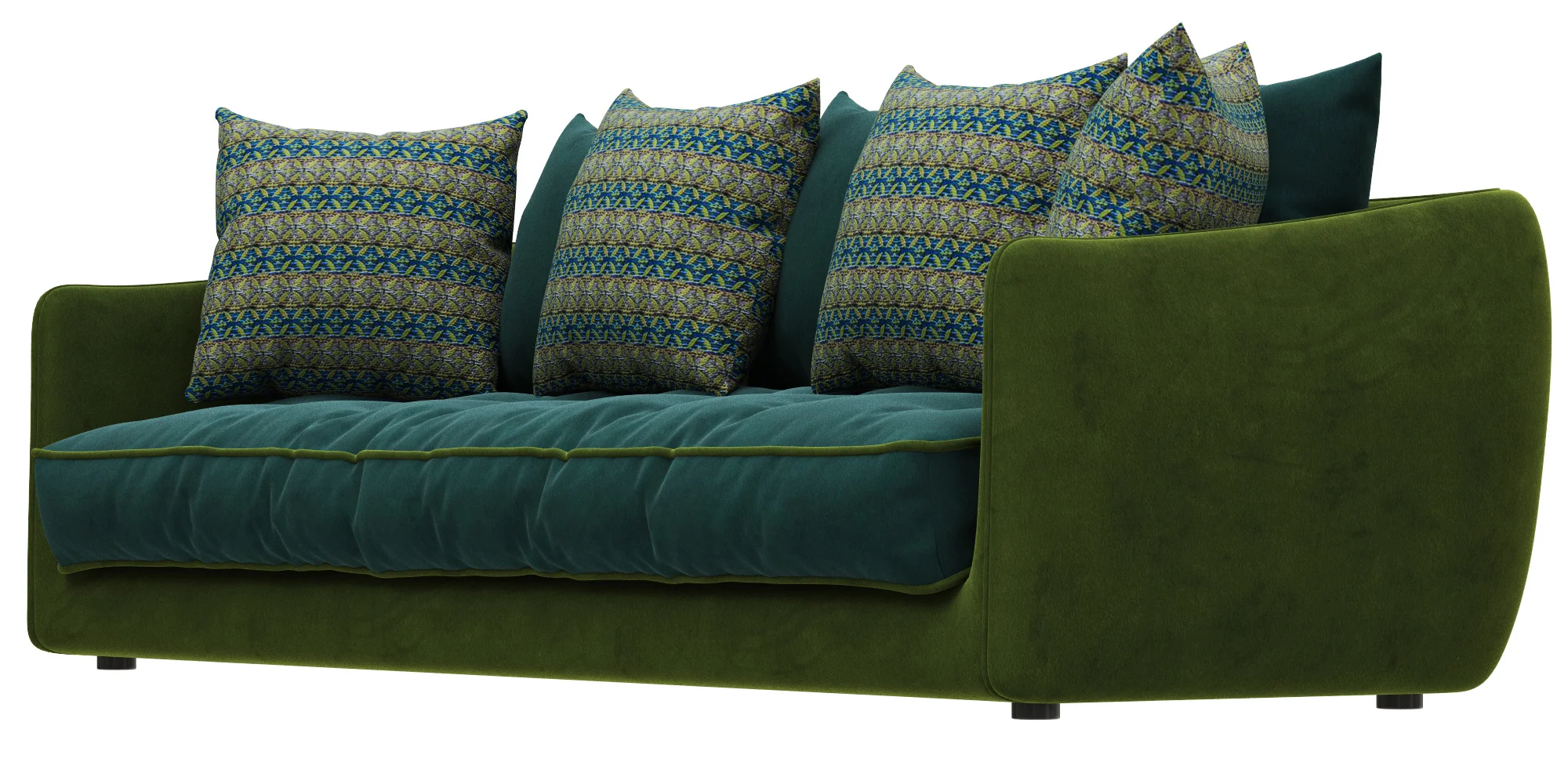 Roche Bobois COCOON LARGE 3 SEAT SOFA — 3D model preview 3