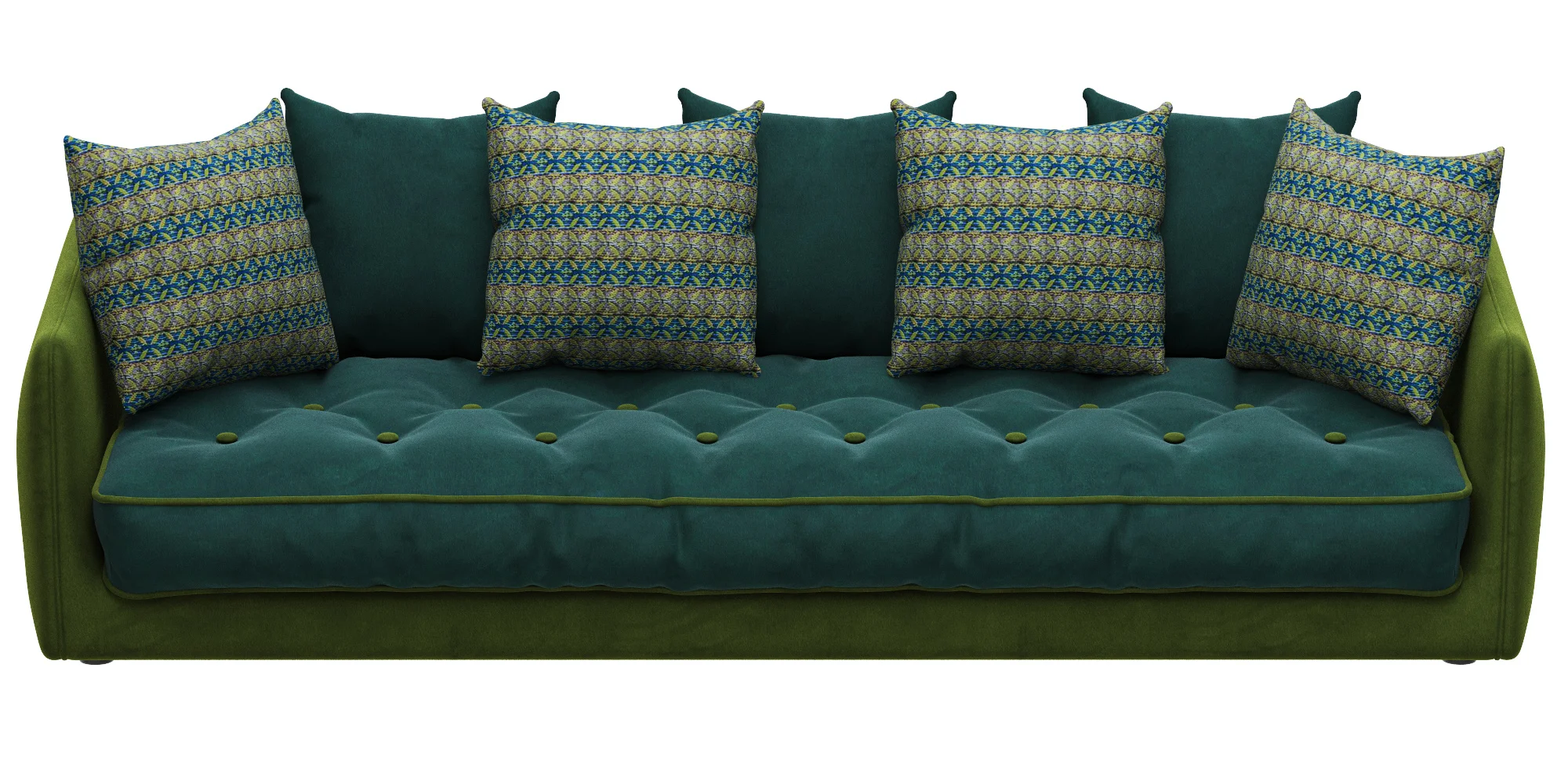 Roche Bobois COCOON LARGE 3 SEAT SOFA — 3D model preview 7