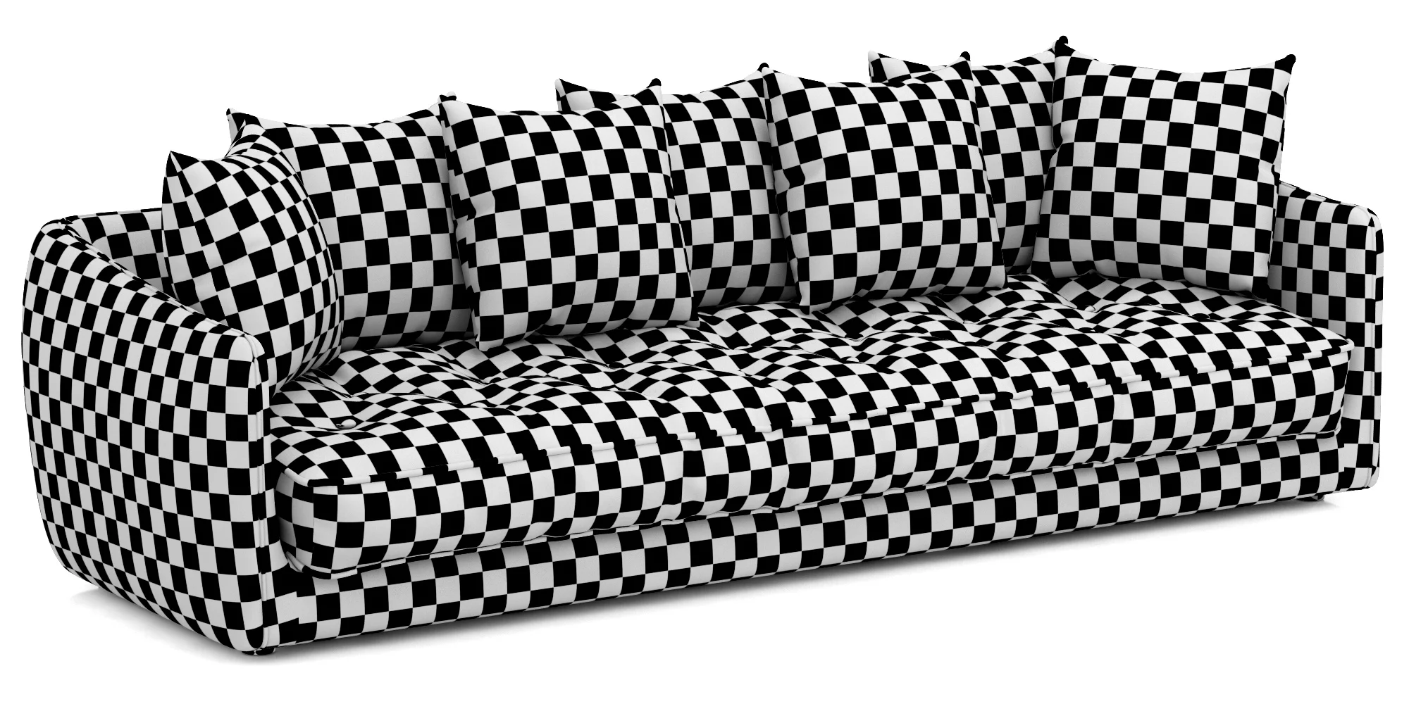 Roche Bobois COCOON LARGE 3 SEAT SOFA — 3D model preview 10