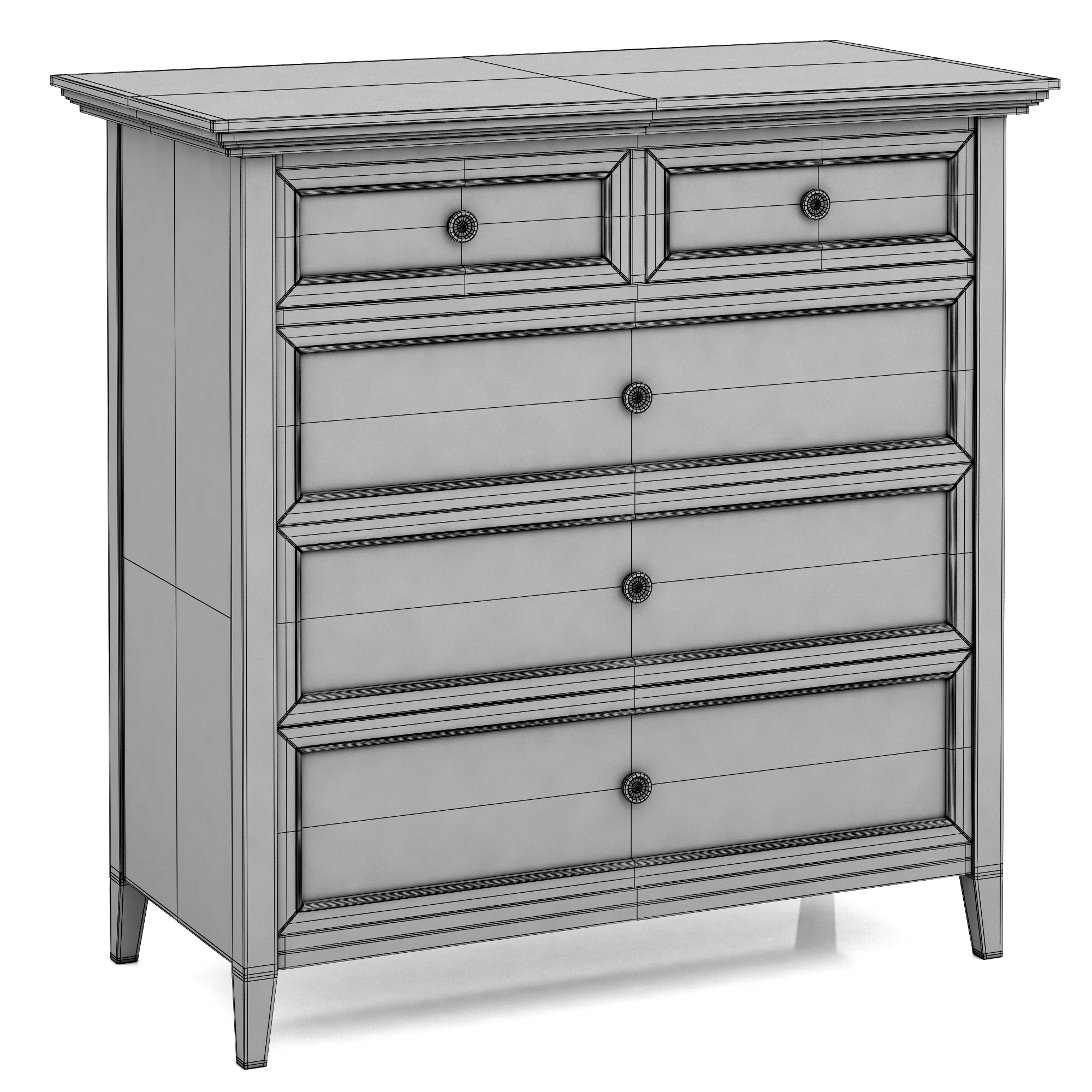 Dantone Home Junior Drawer — 3D model preview 7